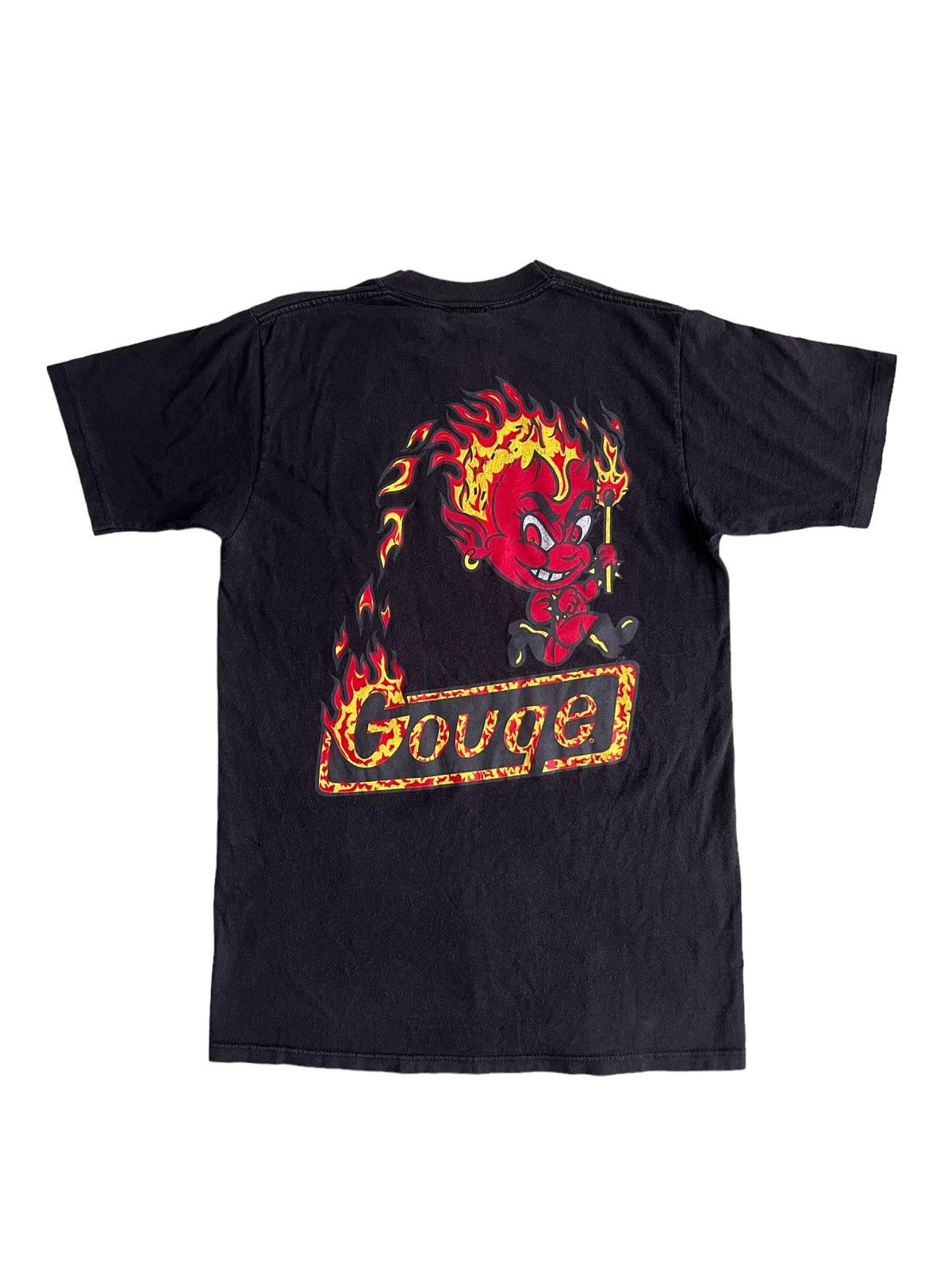 Hook-Ups × Skategang × Vintage Vintage 90s Gouge “Devil Man” Back 