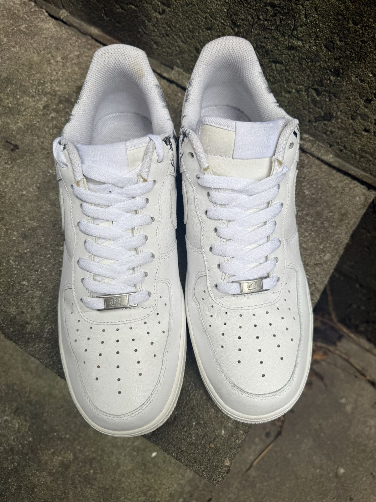 Comme des Garcons SHIRT × Supreme Supreme Comme Des Garcons SHIRT Nike Air Force Eyes Size US 11 / EU 44 - 3 Thumbnail