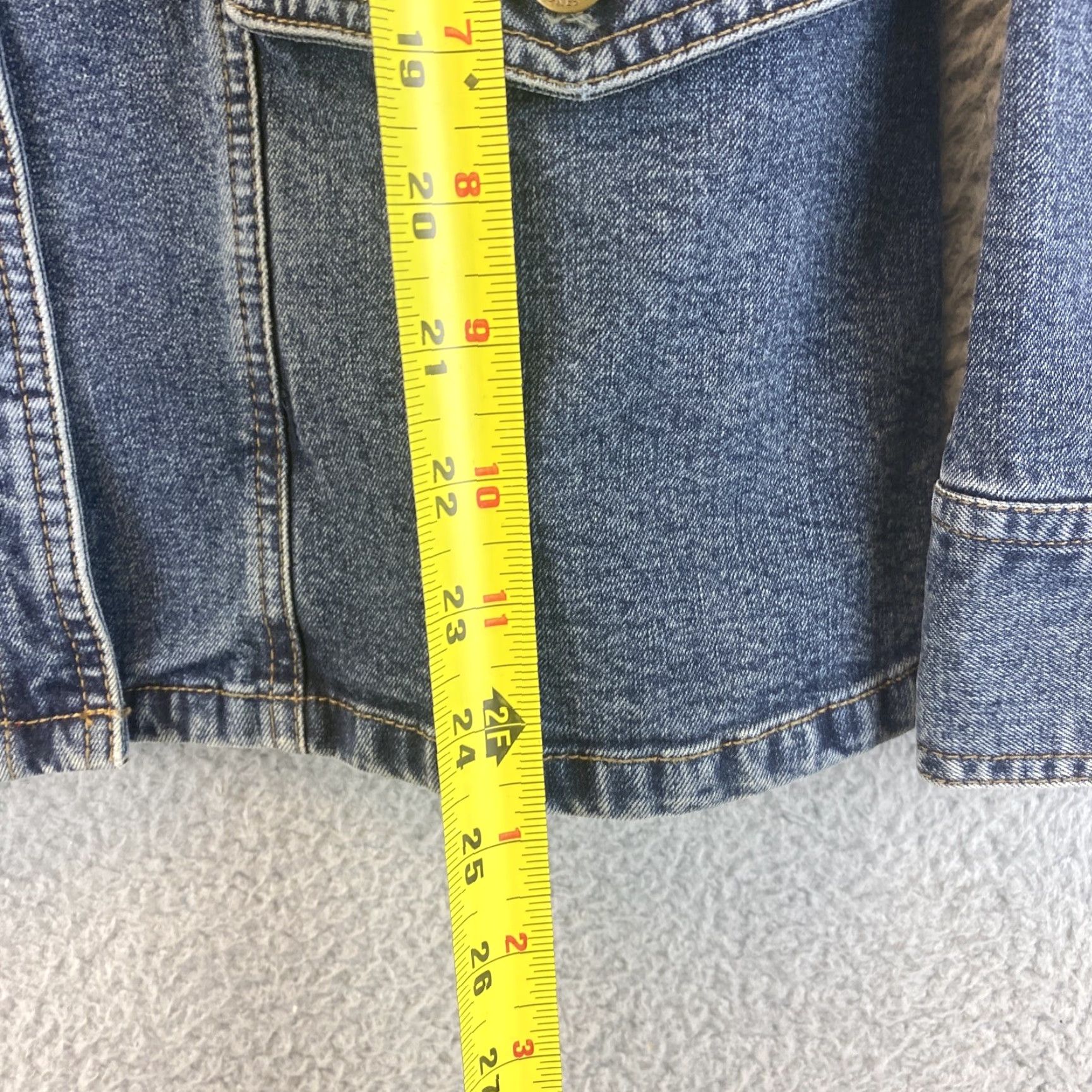 Jones New York VINTAGE Jones New York Jeans Jacket Women Medium Blue Long Sleeve Denim Coat Women's Clothing Size M / US 6-8 / IT 42-44 - 6 Thumbnail