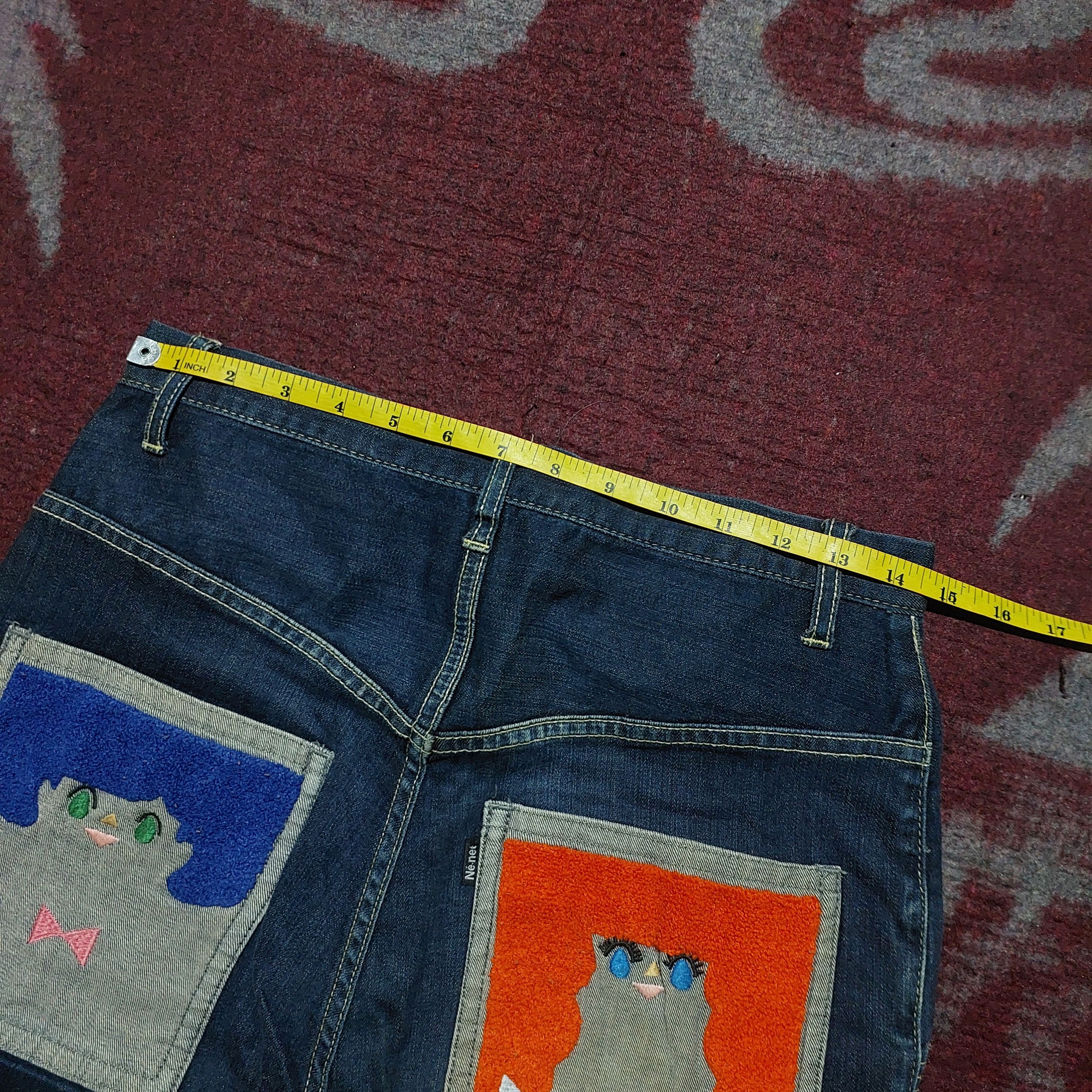 Issey Miyake Ne-Net issey miyake drop crotch pocket skinny denim pants Size US 29 - 15 Thumbnail