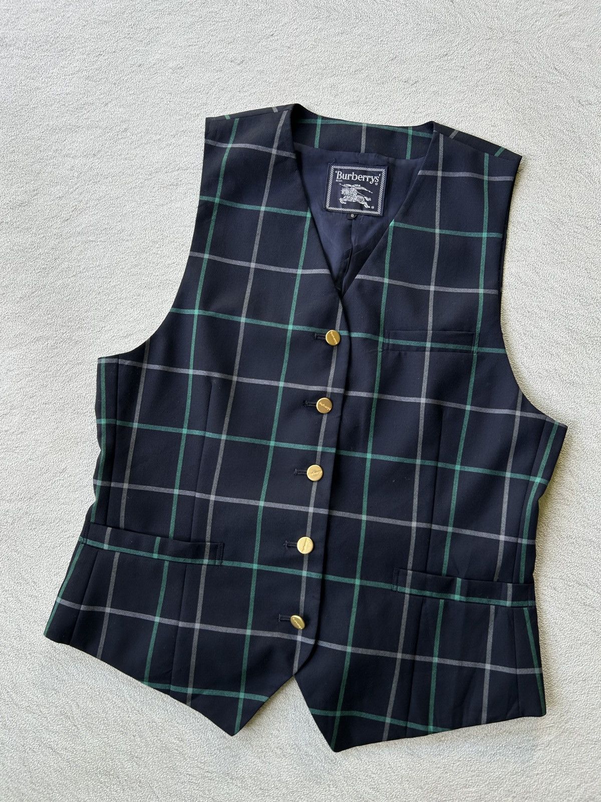 Burberry Vintage Burberrys waistcoat nova check Size M / US 6-8 / IT 42-44 - 2 Thumbnail