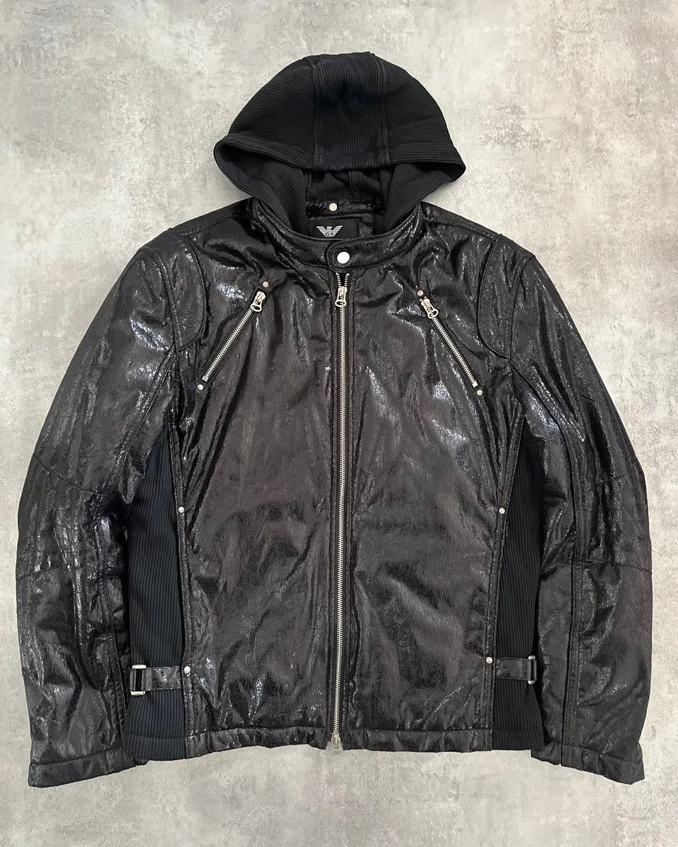 Giorgio Armani AW2003 Giorgio Armani Smooth Fighter Jacket Size US M / EU 48-50 / 2 - 2 Thumbnail
