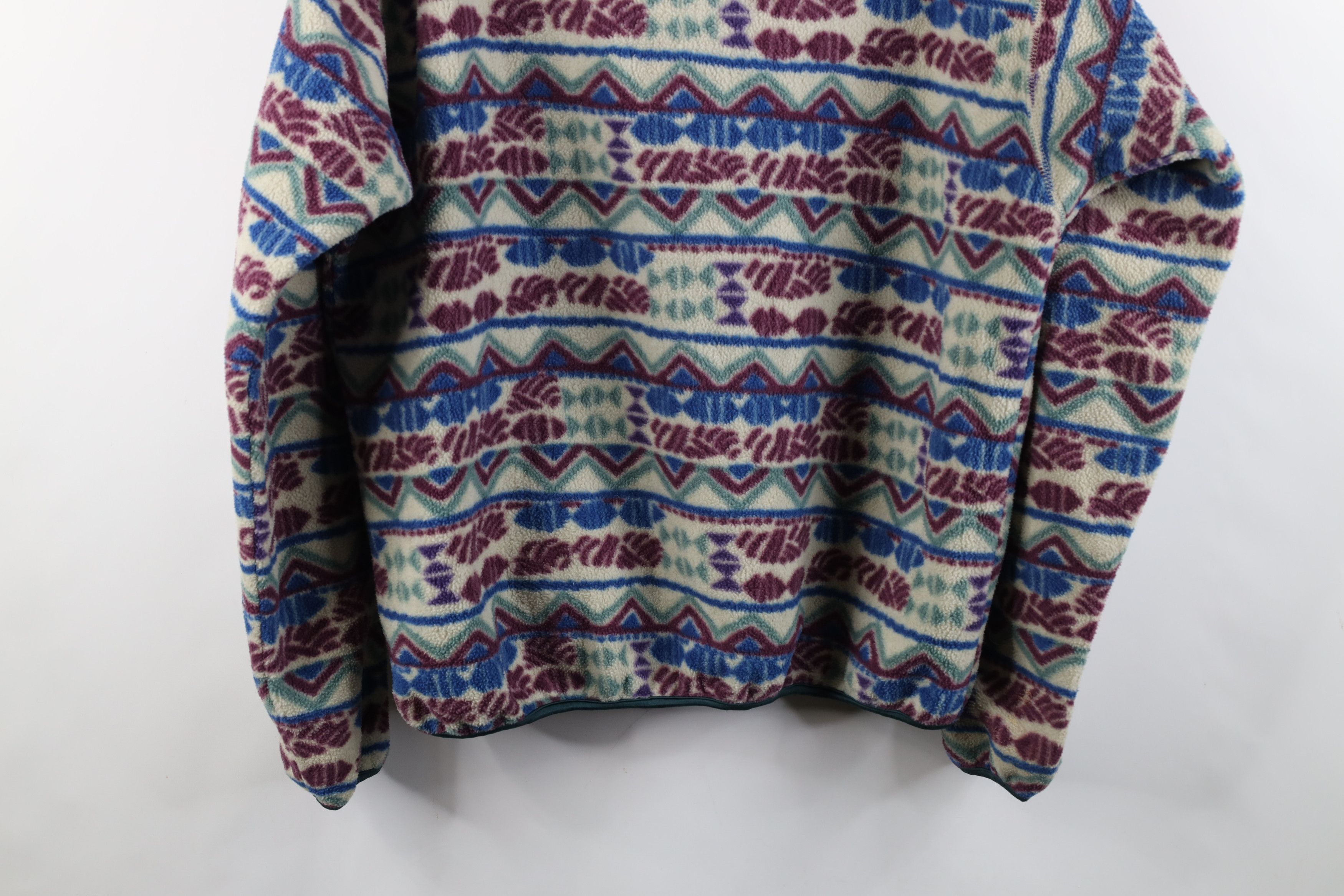 Columbia × Vintage Vintage 90s Columbia Southwestern Zip Fleece Sweater USA Size US L / EU 52-54 / 3 - 13 Thumbnail