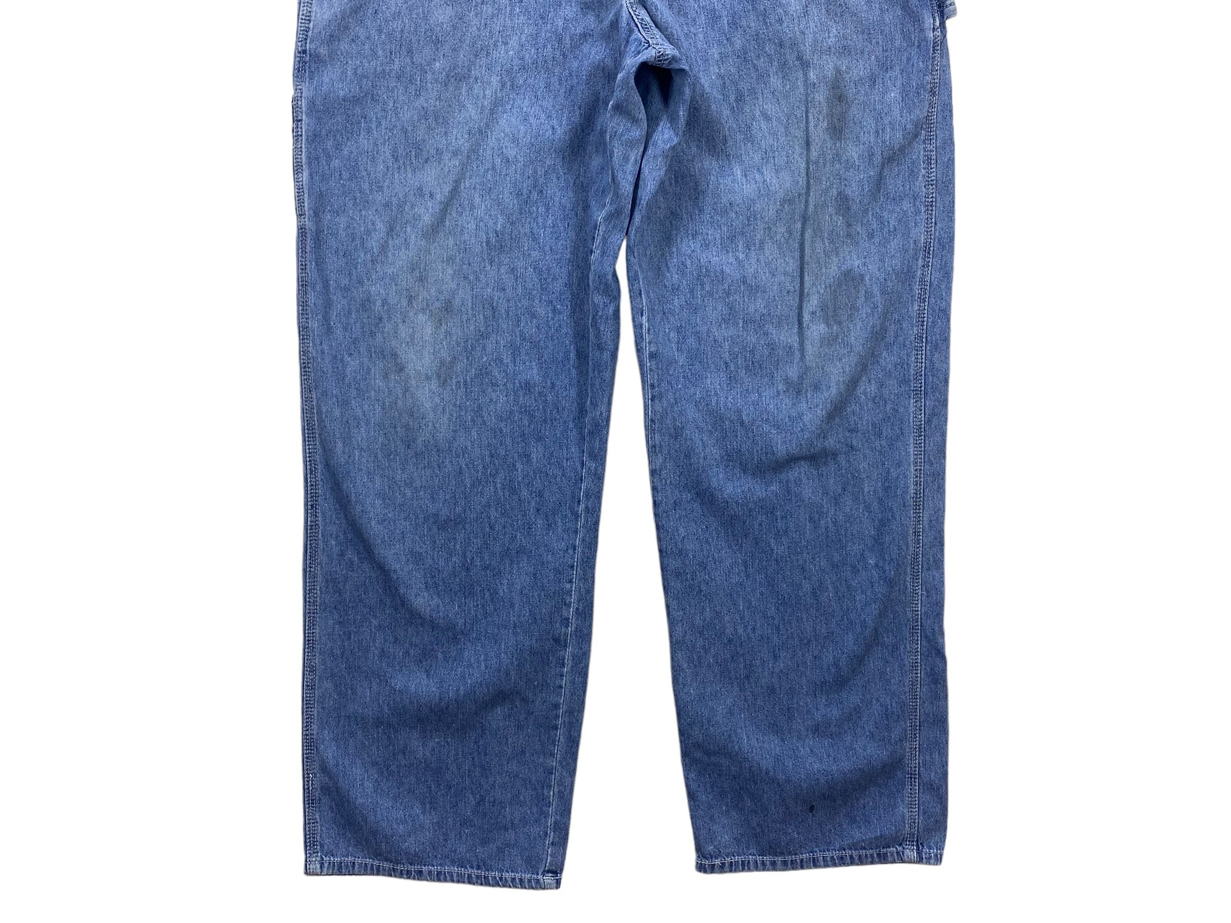 Old Navy Old Navy Carpenter Bib Overalls Light Wash Jeans Size US 39 - 5 Thumbnail
