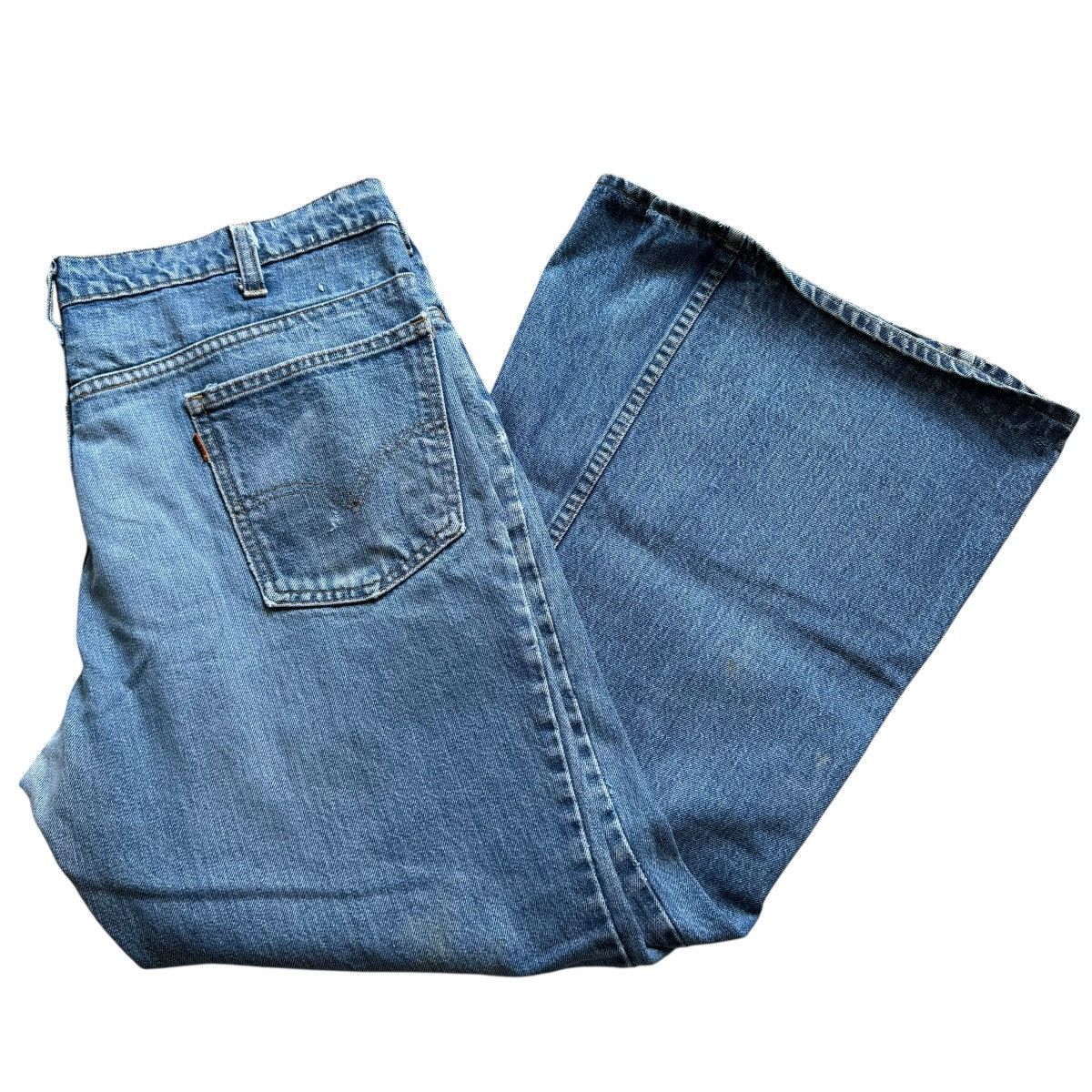 Levi's Vintage 60s 70s Orange Tab Levis bell bottom flare jeans Size US 36 / EU 52 - 5 Thumbnail