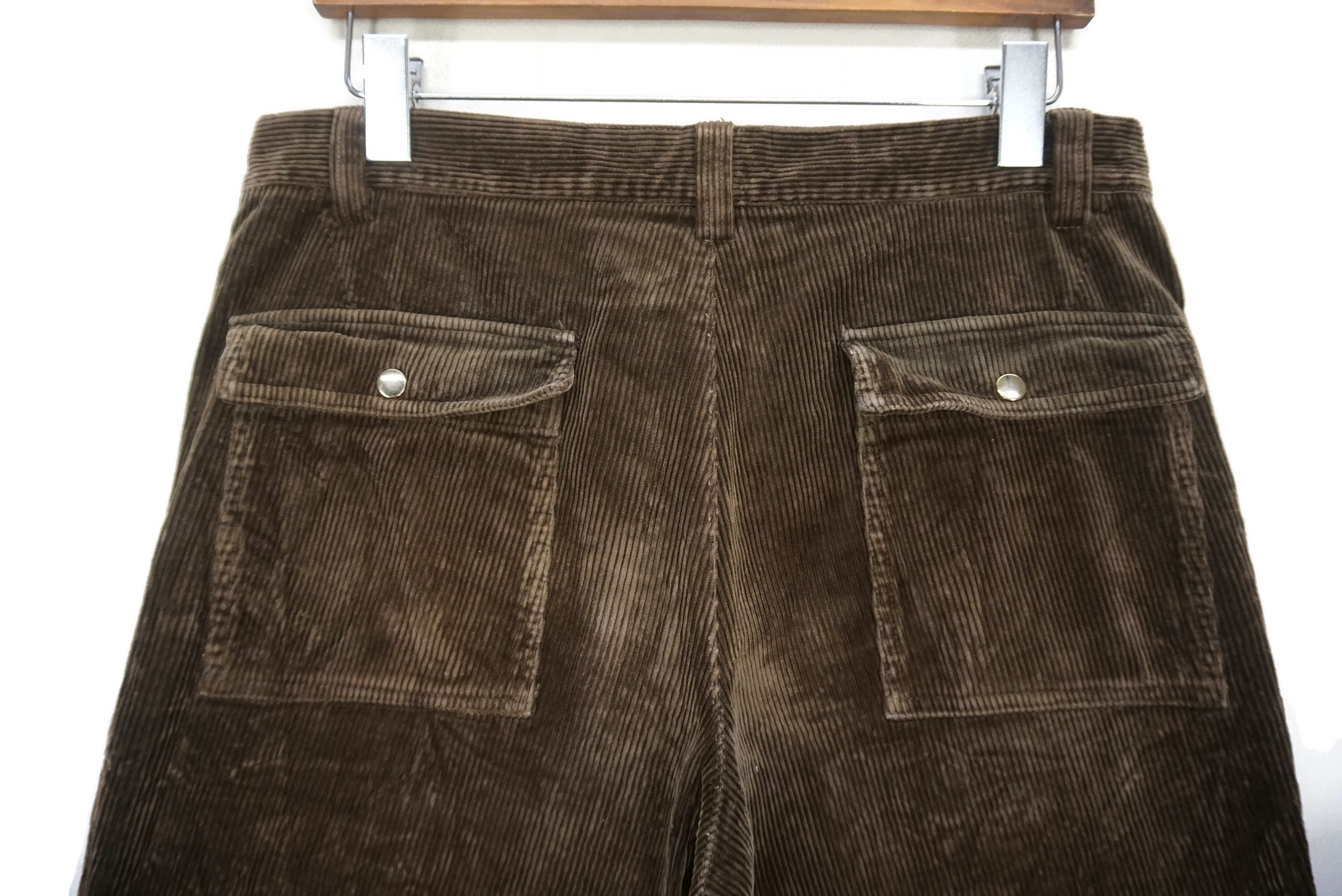 Japanese Brand Transcontinents Pants Size W33xL32 Bootcut Corduroy Baker Size US 33 - 6 Thumbnail