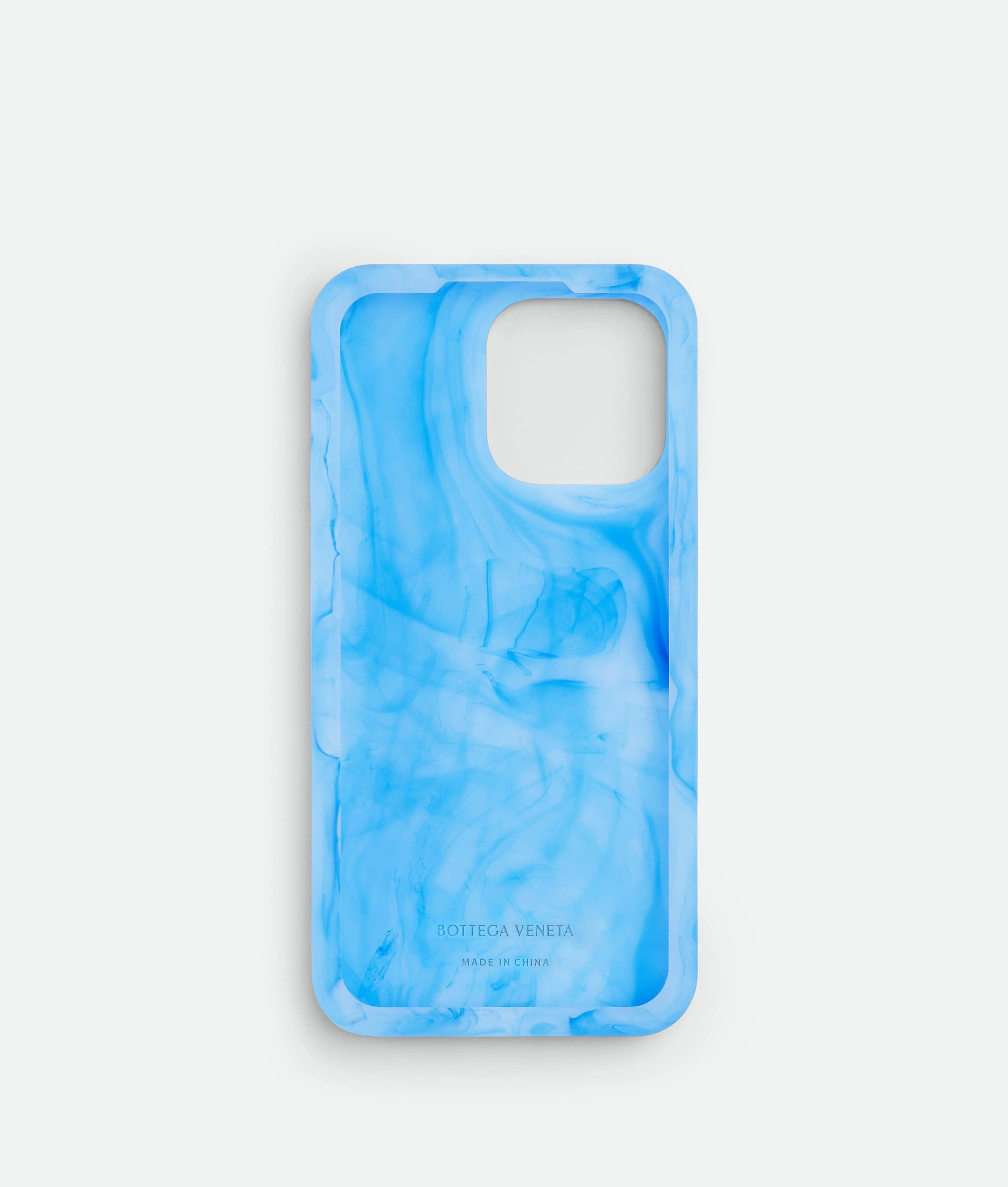 Bottega Veneta o1w1db11024 Size: OS / iPhone 14 Pro Max Case in Blue Size ONE SIZE - 1 Preview