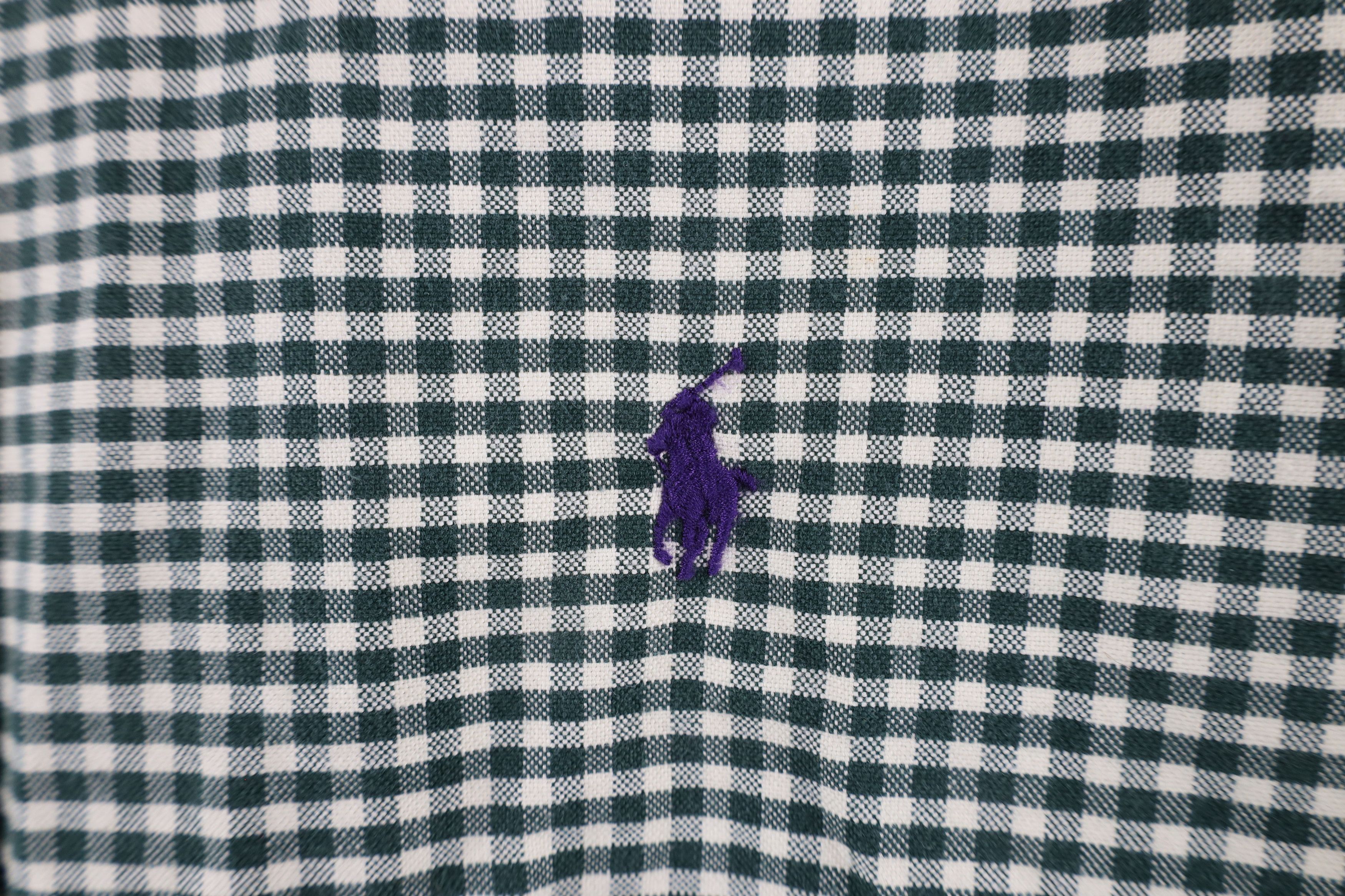 Ralph Lauren × Vintage Deadstock Vintage 90s Ralph Lauren Button Down Shirt Plaid Size US M / EU 48-50 / 2 - 4 Thumbnail