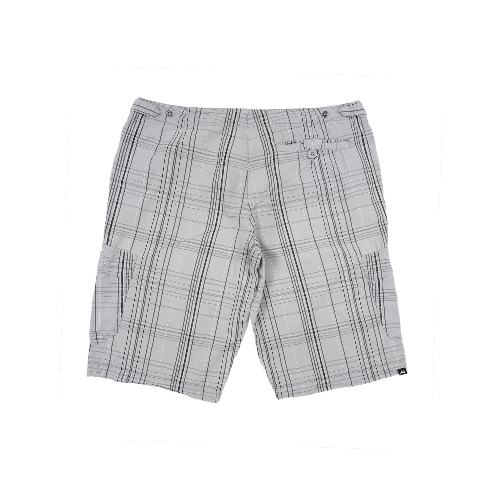 Nike × Vintage Vintage Y2K Nike L Swoosh Cargo Shorts Streetwear Plaid Size US 36 / EU 52 - 2 Thumbnail