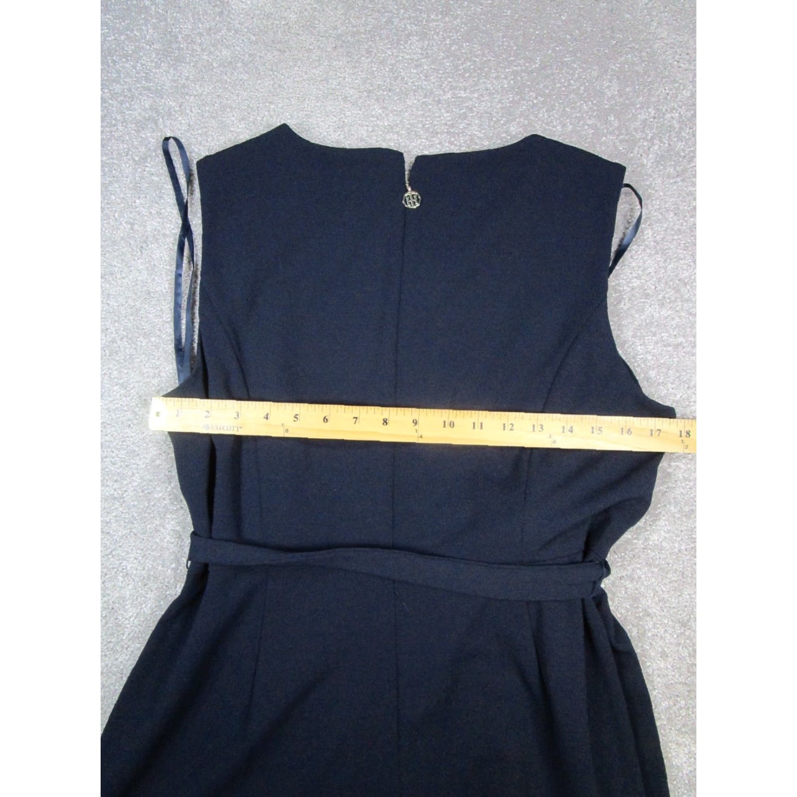 Tommy Hilfiger VINTAGE Tommy Hilfiger Jumpsuit Womens 14 Blue Wrap Size 36" / US 14 / IT 50 - 5 Thumbnail