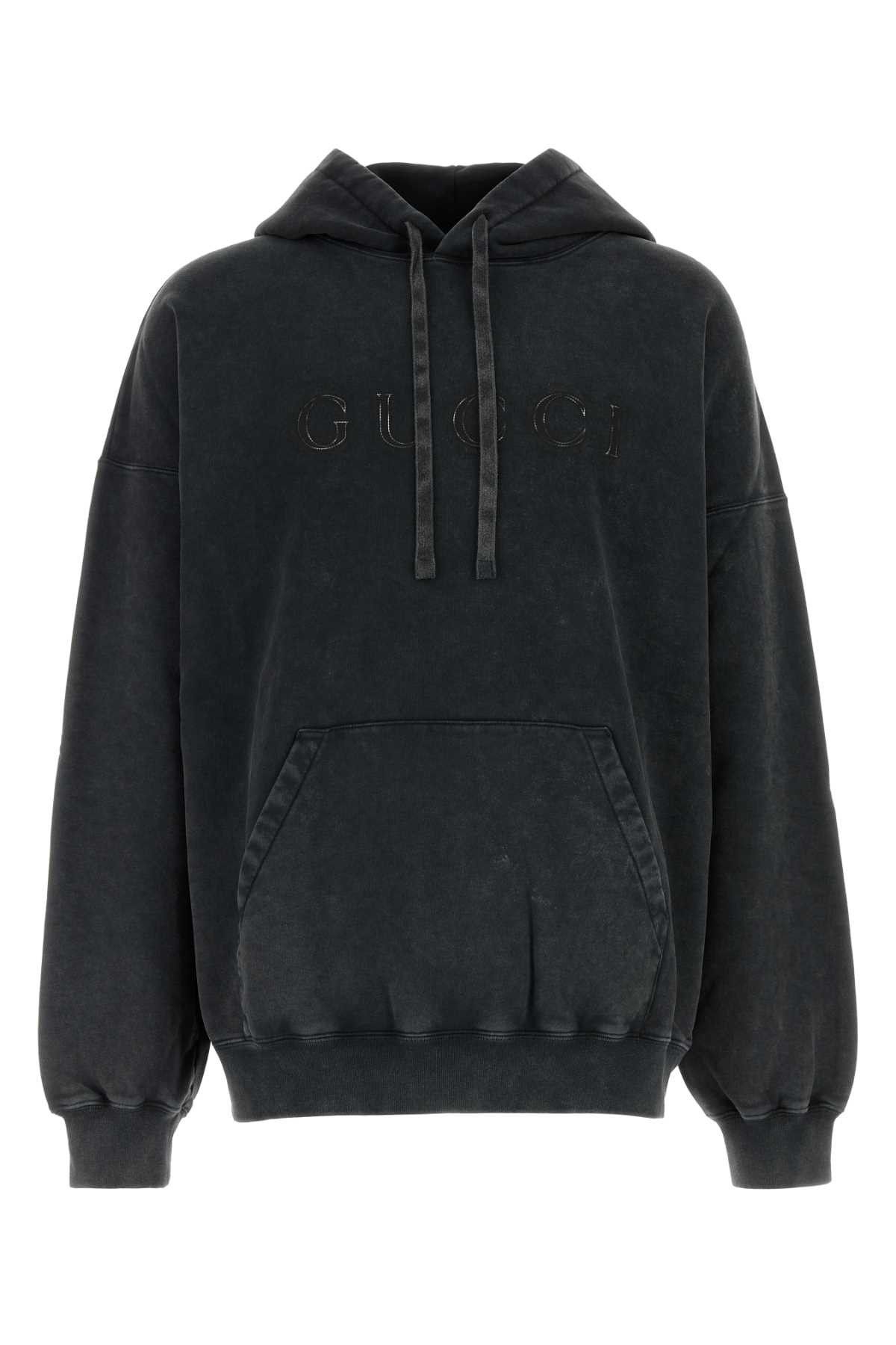 Gucci Charcoal Cotton Sweatshirt Size US XL / EU 56 / 4 - 1 Thumbnail