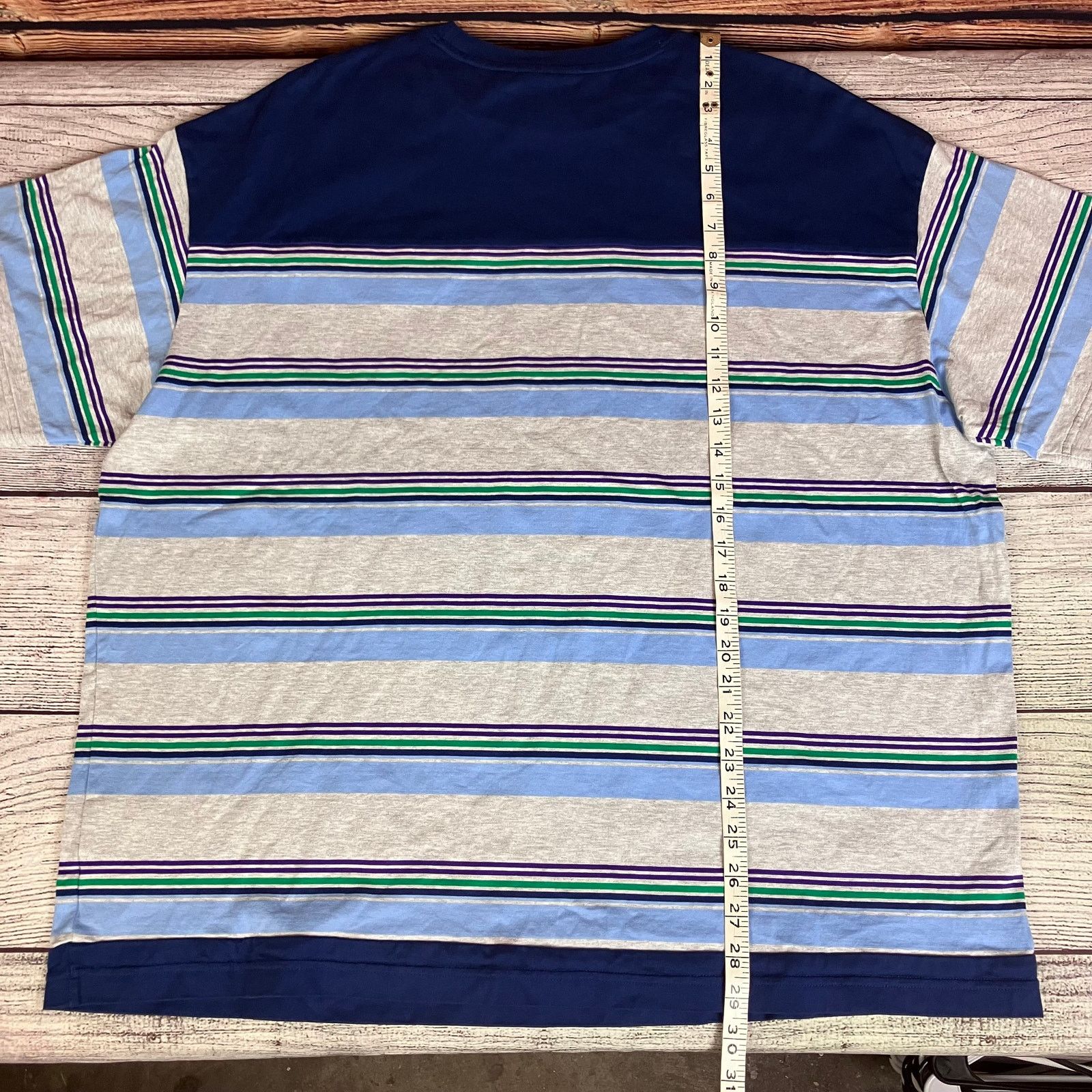 Facetasm FILA x Facetasm Striped Short Sleeve T-shirt Size US XL / EU 56 / 4 - 6 Thumbnail