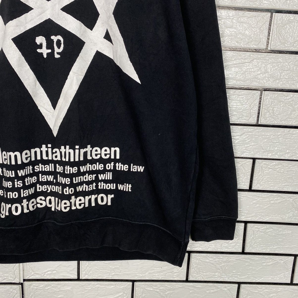 Japanese Brand Shocken Vintage Sweatshirt Punk Design Full Print Size US XXL / EU 58 / 5 - 6 Thumbnail
