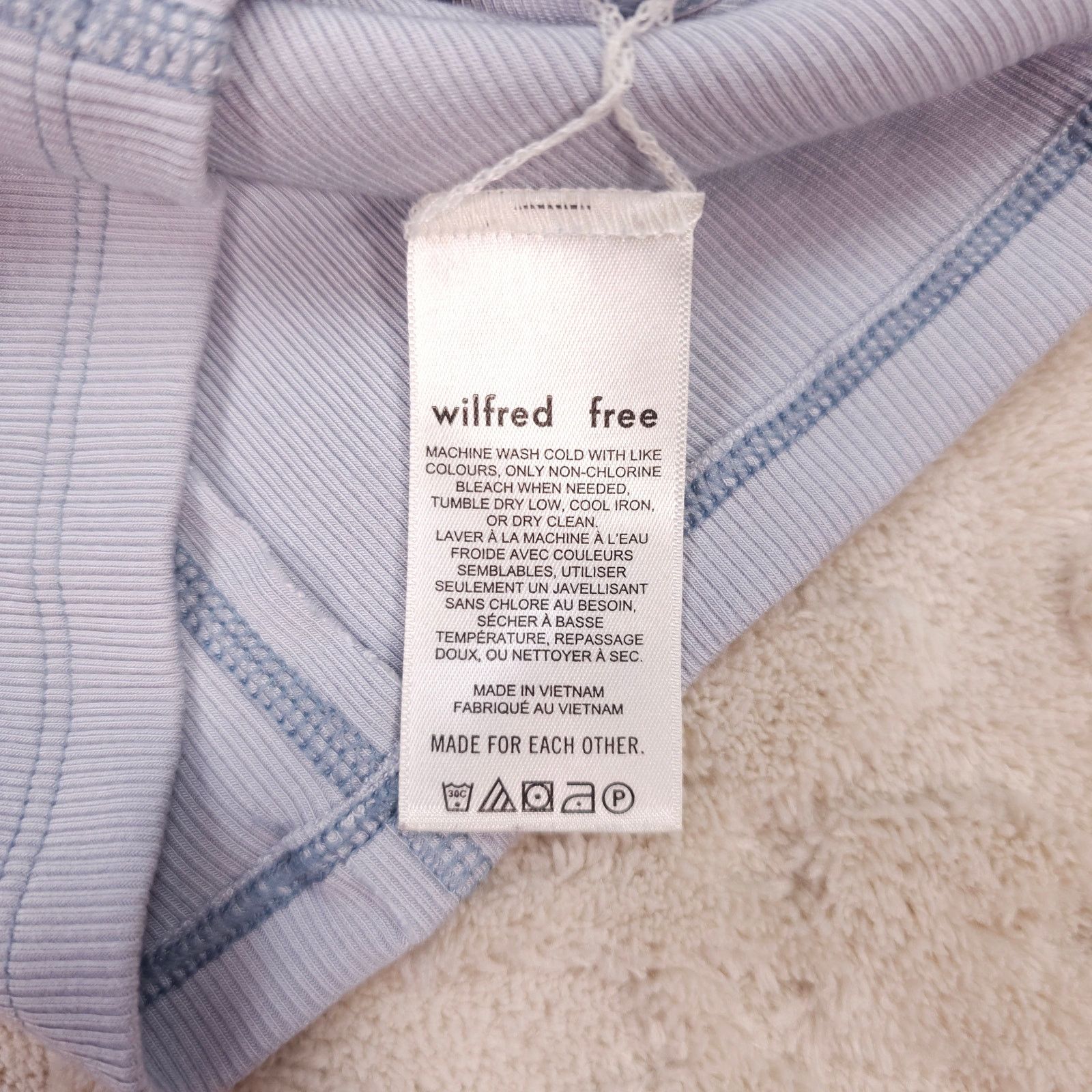 Other Aritzia Wilfred Free Moon Turtleneck Blue Sz Medium Size M / US 6-8 / IT 42-44 - 7 Thumbnail