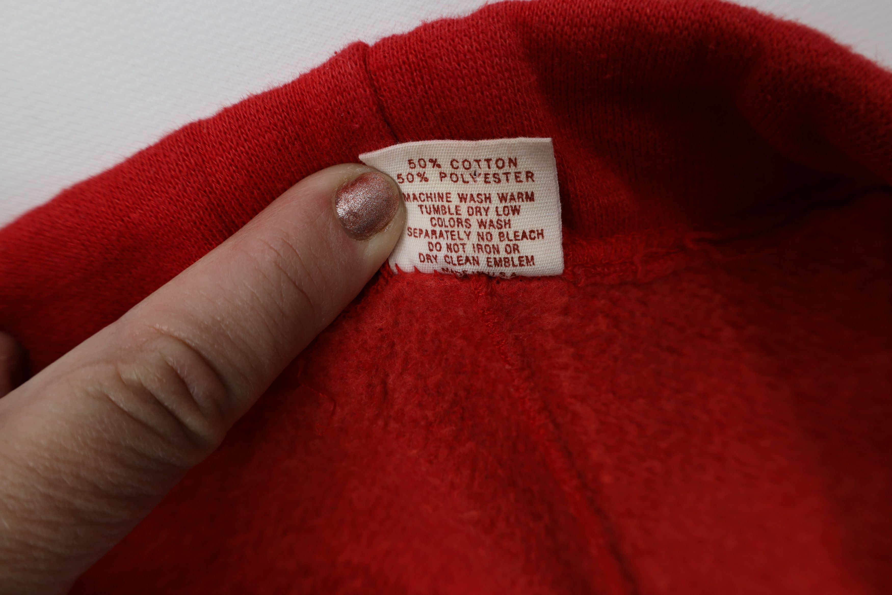 Russell Athletic Vintage 70s Russell Athletic Sweatpants Joggers Red USA Size US 34 / EU 50 - 7 Thumbnail