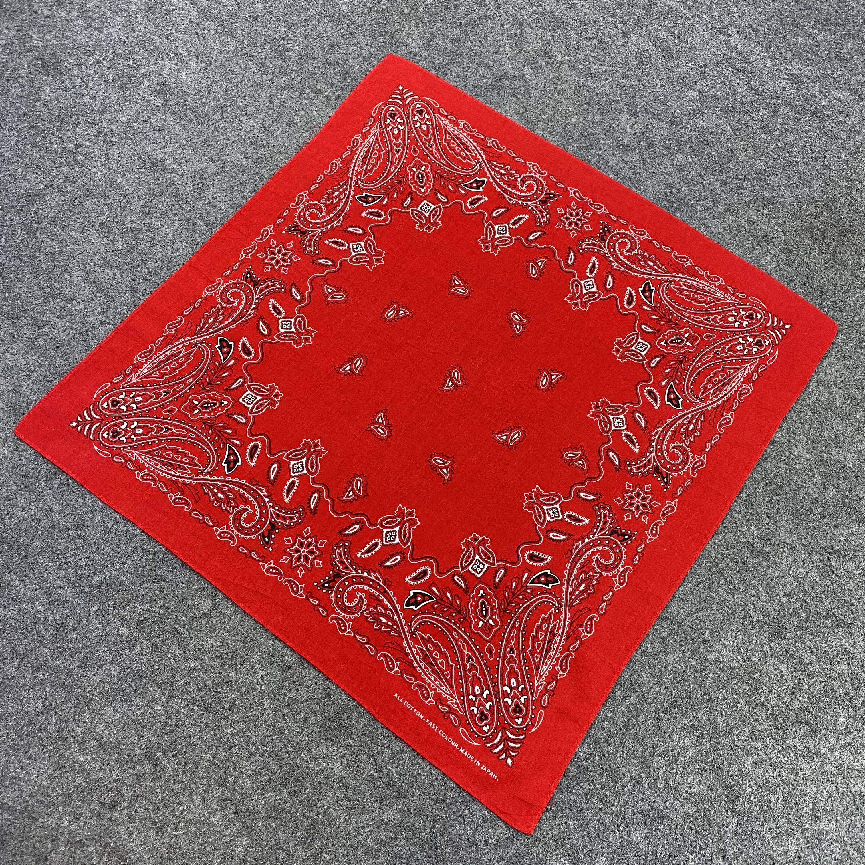 Japanese Brand Paislee Handkerchief / Bandana / Neckerchief-B1427 Size ONE SIZE - 2 Thumbnail