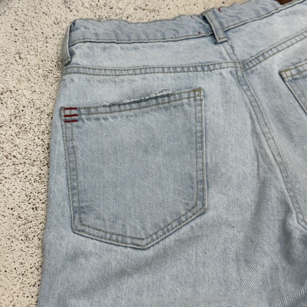 Bdg BDG Wide Leg Lightwash Distressed Denim Pants Size 25" / US 0 / IT 36 - 12 Thumbnail