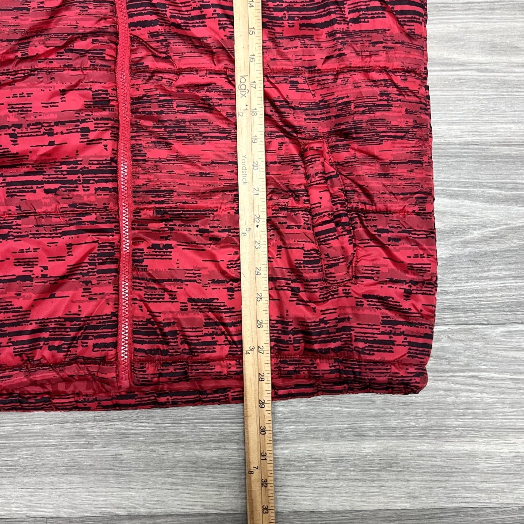 Ecko Unltd. VINTAGE Y2K Ecko Unltd Puffer Hoodie Vest Mens Large Red Tiger Camo Black Skate Size US L / EU 52-54 / 3 - 5 Thumbnail