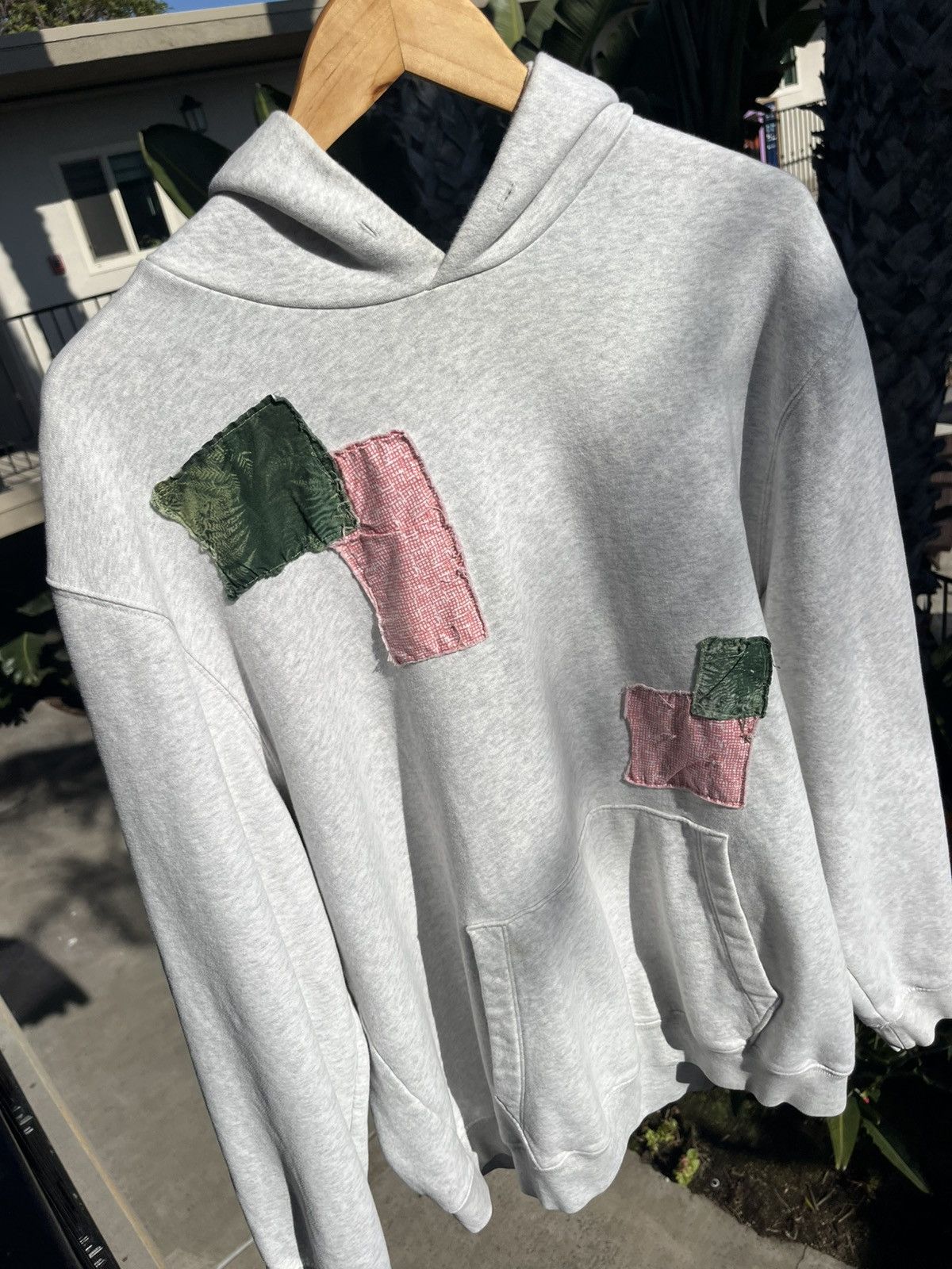 Japanese Brand × Vintage Patch Work hoodie Size US L / EU 52-54 / 3 - 1 Thumbnail