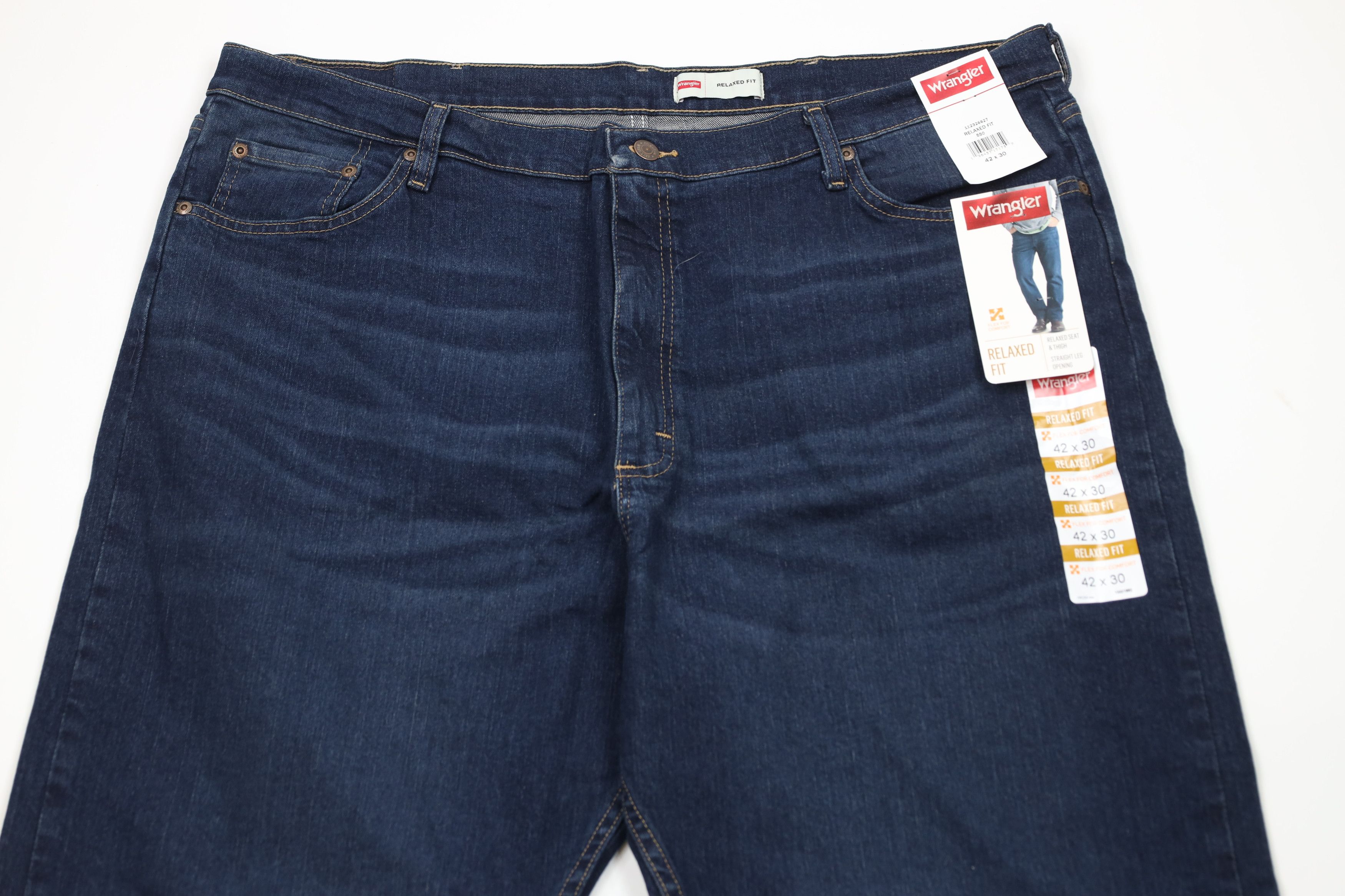 Wrangler Deadstock Vintage Y2K Wrangler Relaxed Fit Denim Jeans Blue Size US 42 / EU 58 - 2 Thumbnail