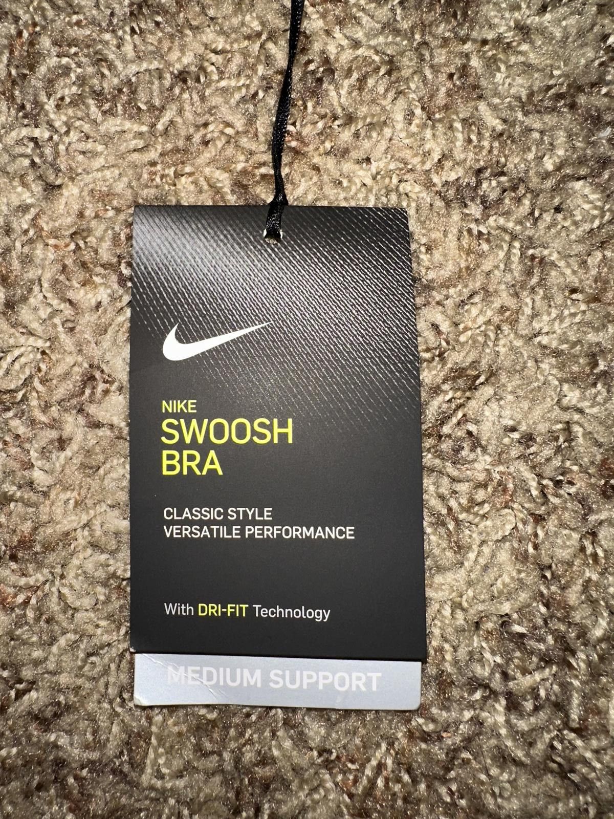 Nike Nike Women's Pro Swoosh Medium-Support Non-Padded Sports Bra Size ONE SIZE - 10 Thumbnail