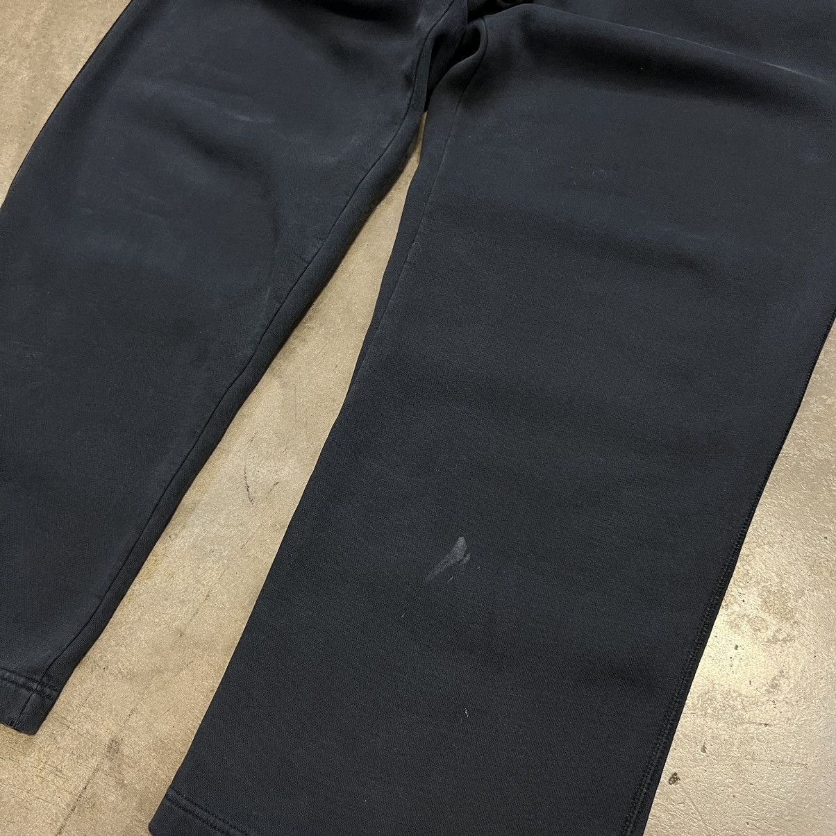 Nike × Vintage Vintage Y2K Nike Mini Swoosh Baggy Wide Leg Drill Sweatpants Size US 32 / EU 48 - 3 Thumbnail
