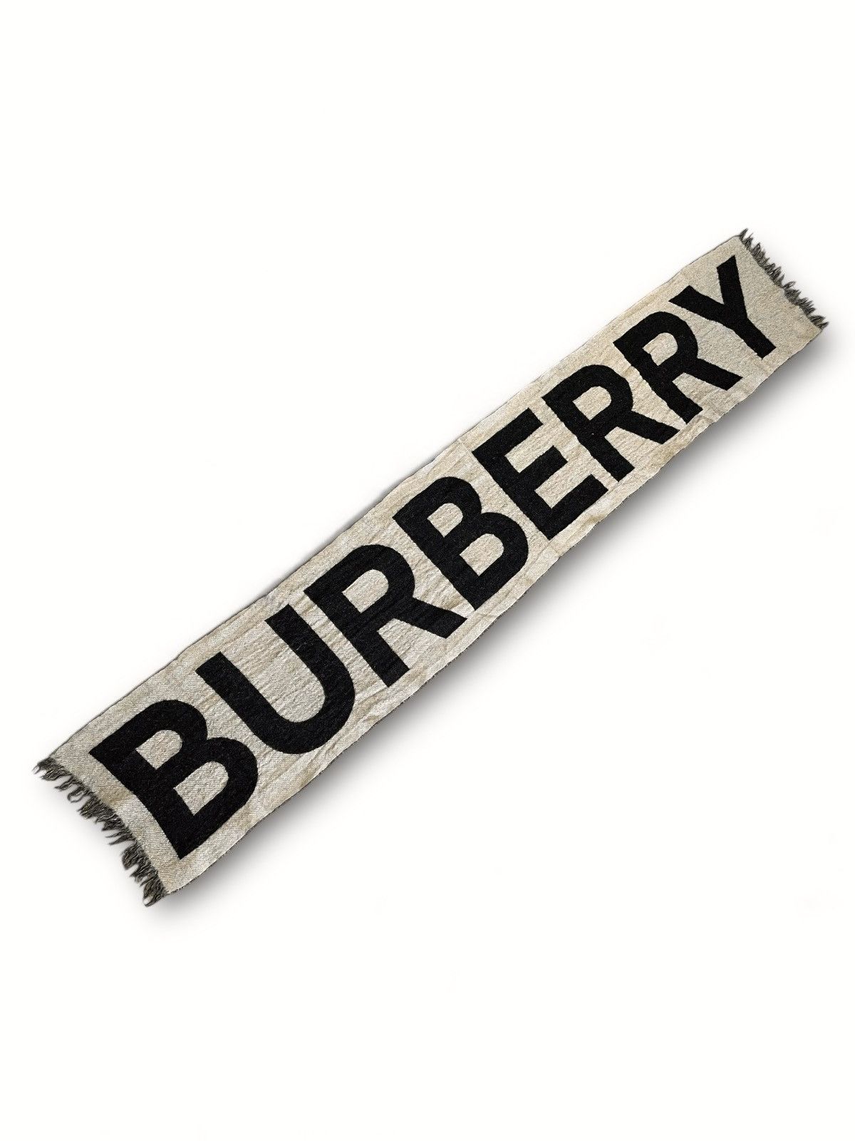Burberry Burberry Wool Scarf – Made in England – 170×30 cm Size ONE SIZE - 7 Thumbnail
