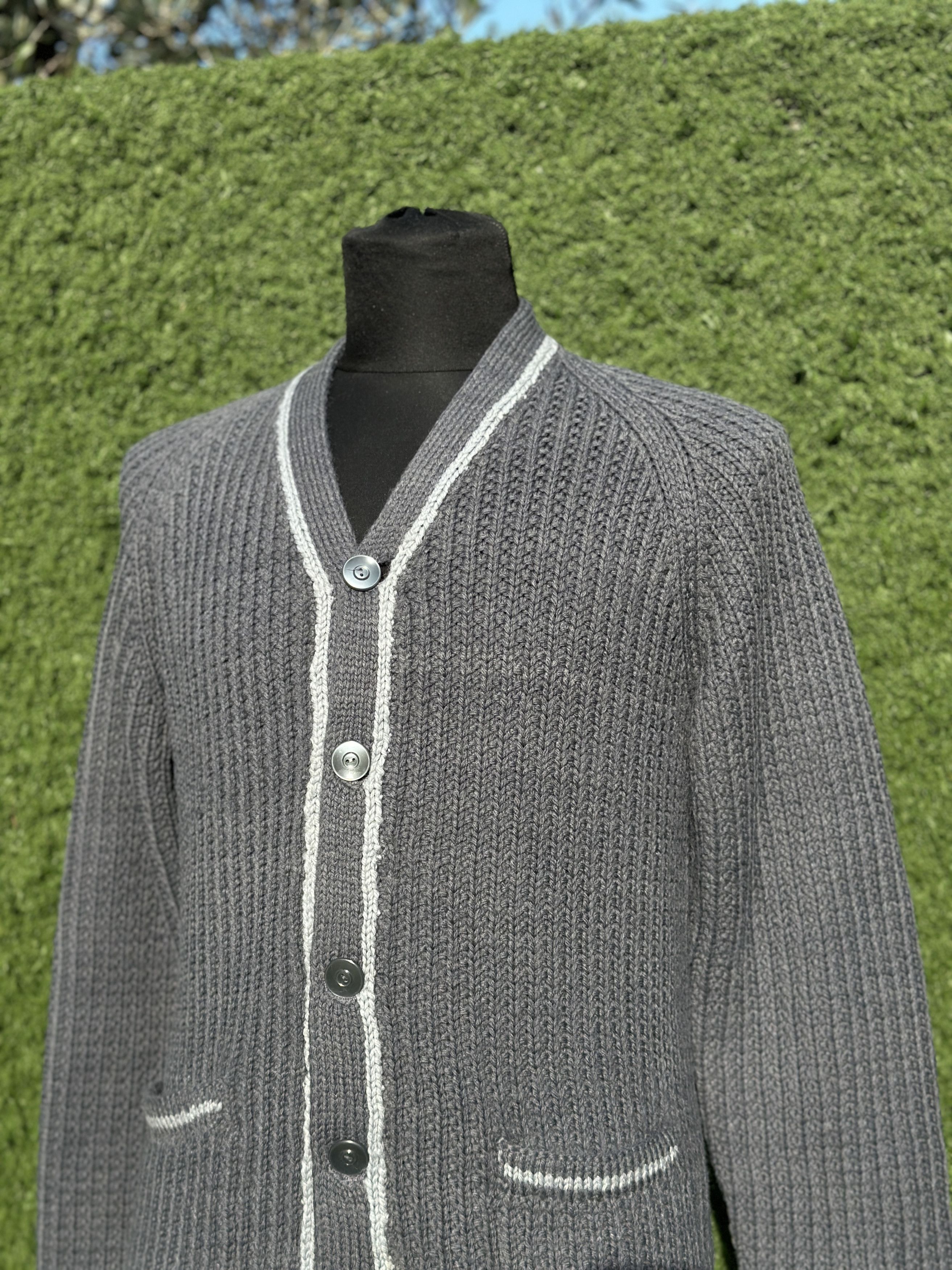 Prada Prada Milano Virgin Wool Chunky Knit Cardigan Size 50 IT M Size US M / EU 48-50 / 2 - 3 Thumbnail