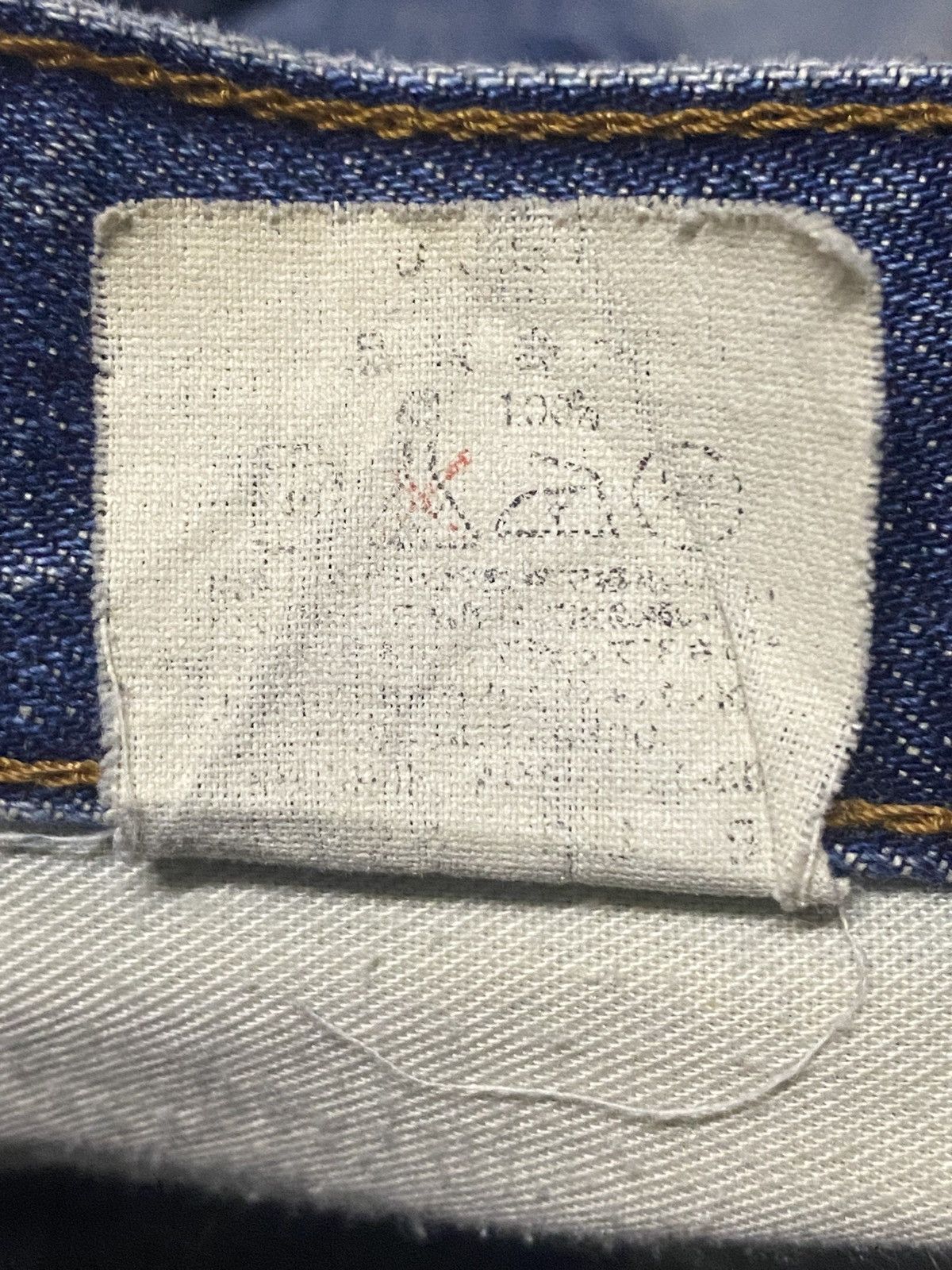 Levi's Vintage Levis 503 Button J09 Distressed Wide Leg Baggy Jeans Size US 31 - 20 Thumbnail