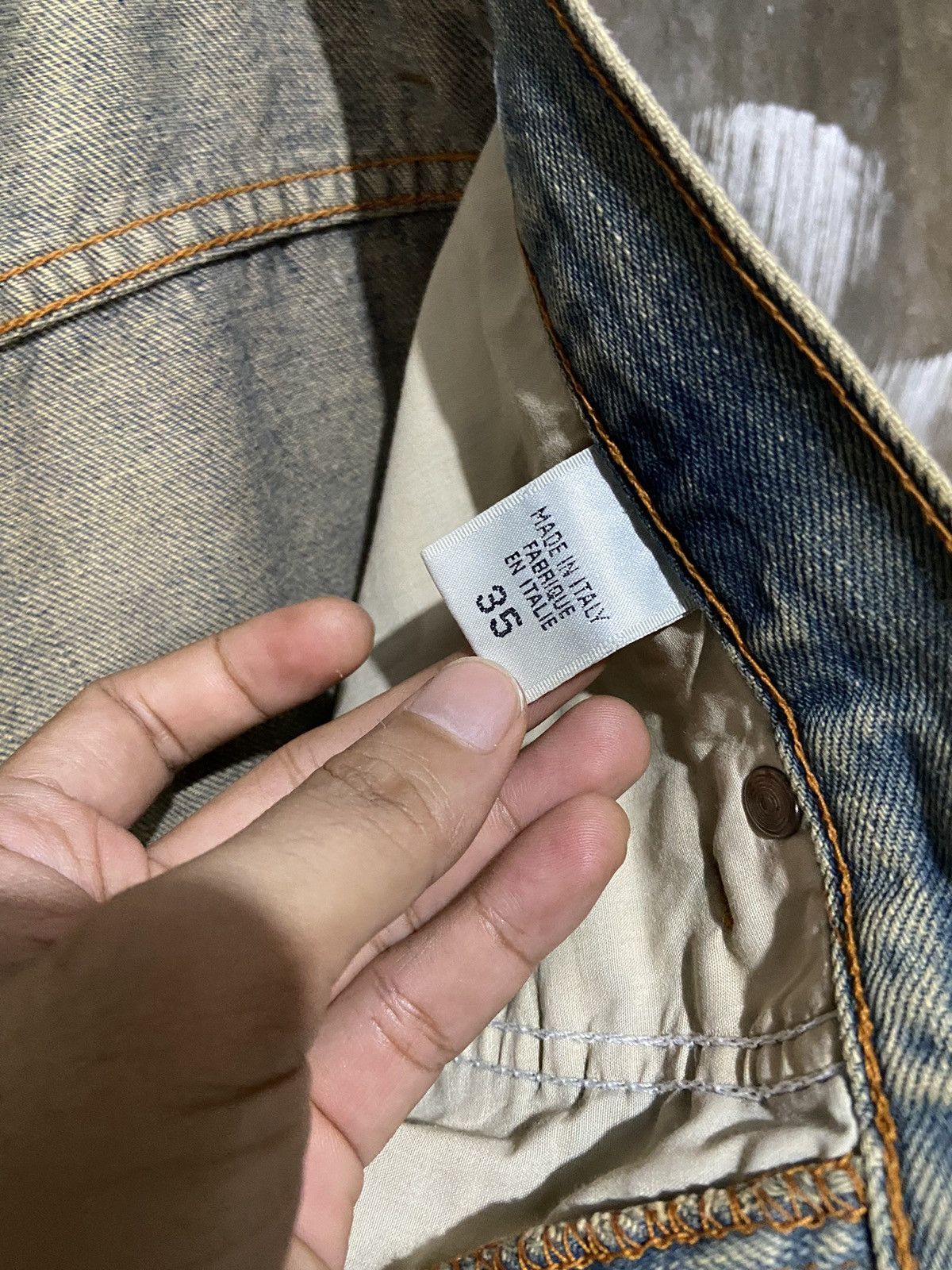 Stussy 📢SENDOFFER📢 Vintage Stussy Baggy Jeans Made In ITALY Size US 35 - 16 Thumbnail