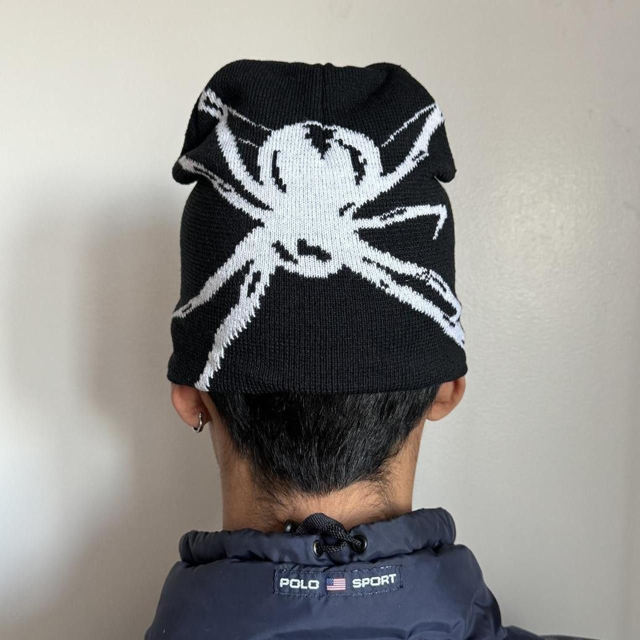 Other grunge gothic punk spider black beanie Size ONE SIZE - 2 Thumbnail