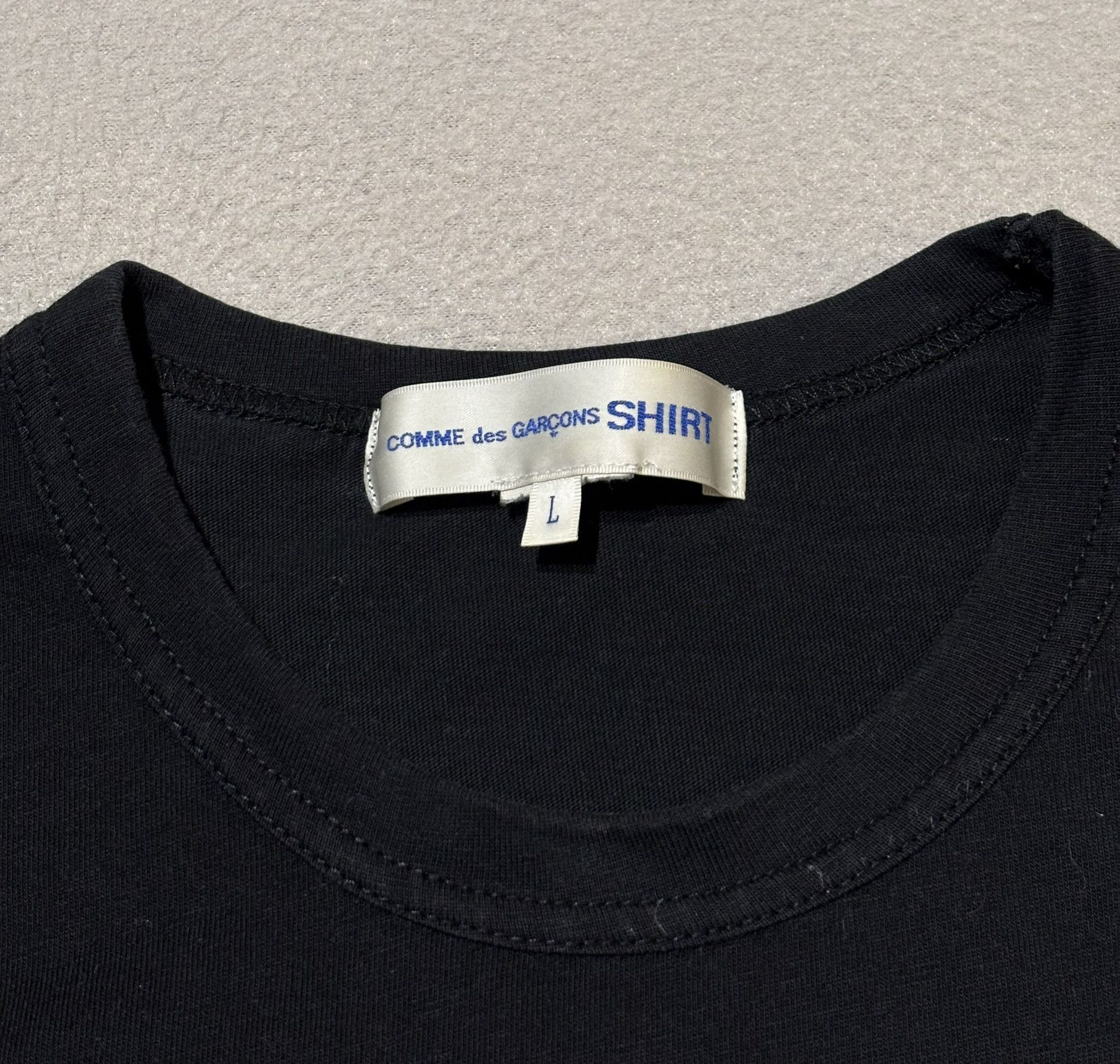 Comme des Garcons Comme des Garçons Black T-Shirt Large Size US L / EU 52-54 / 3 - 13 Thumbnail