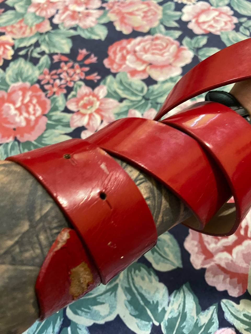 Guess Belt Vintage red Guess big logo Streetwear Y2K Size ONE SIZE - 12 Thumbnail