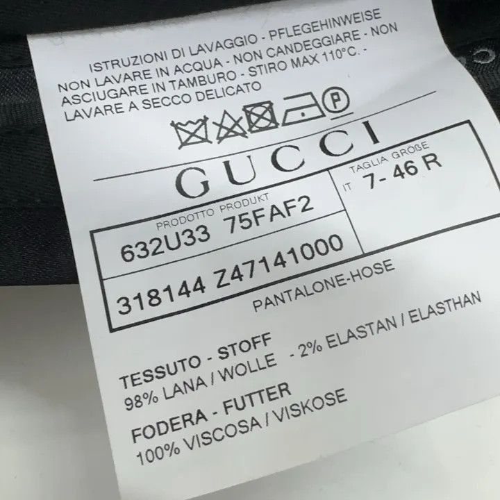 Gucci Gucci Casual Solid Straight Leg Trousers-2507 Size US 44 / EU 60 - 4 Thumbnail