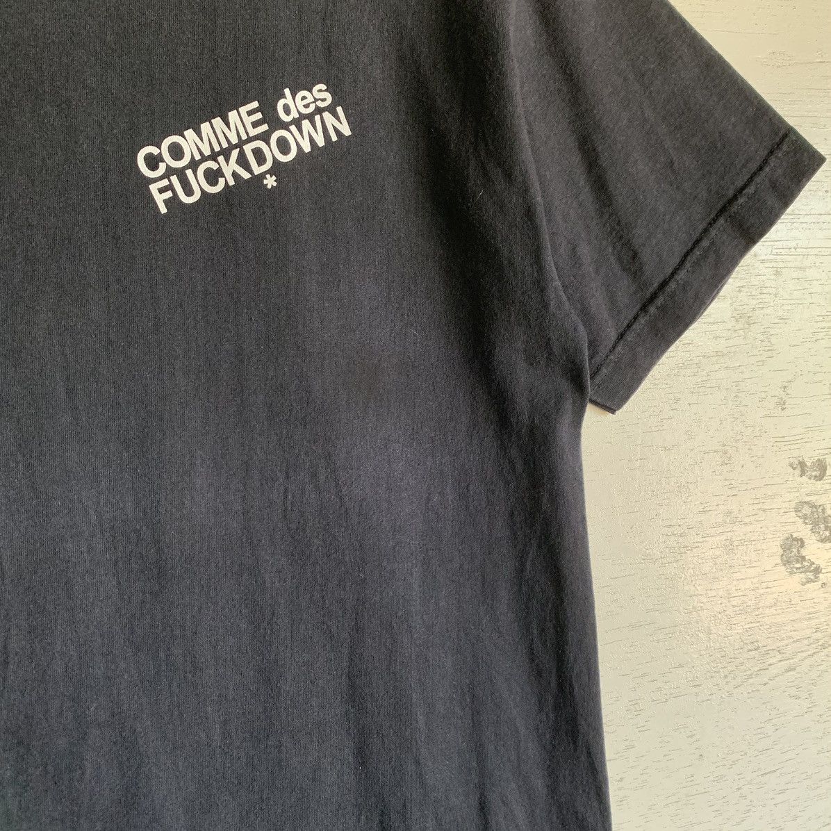 Comme Des Fuck Down The Cut COMME des FUCKDOWN Tee Uneven Faded Size US M / EU 48-50 / 2 - 6 Thumbnail