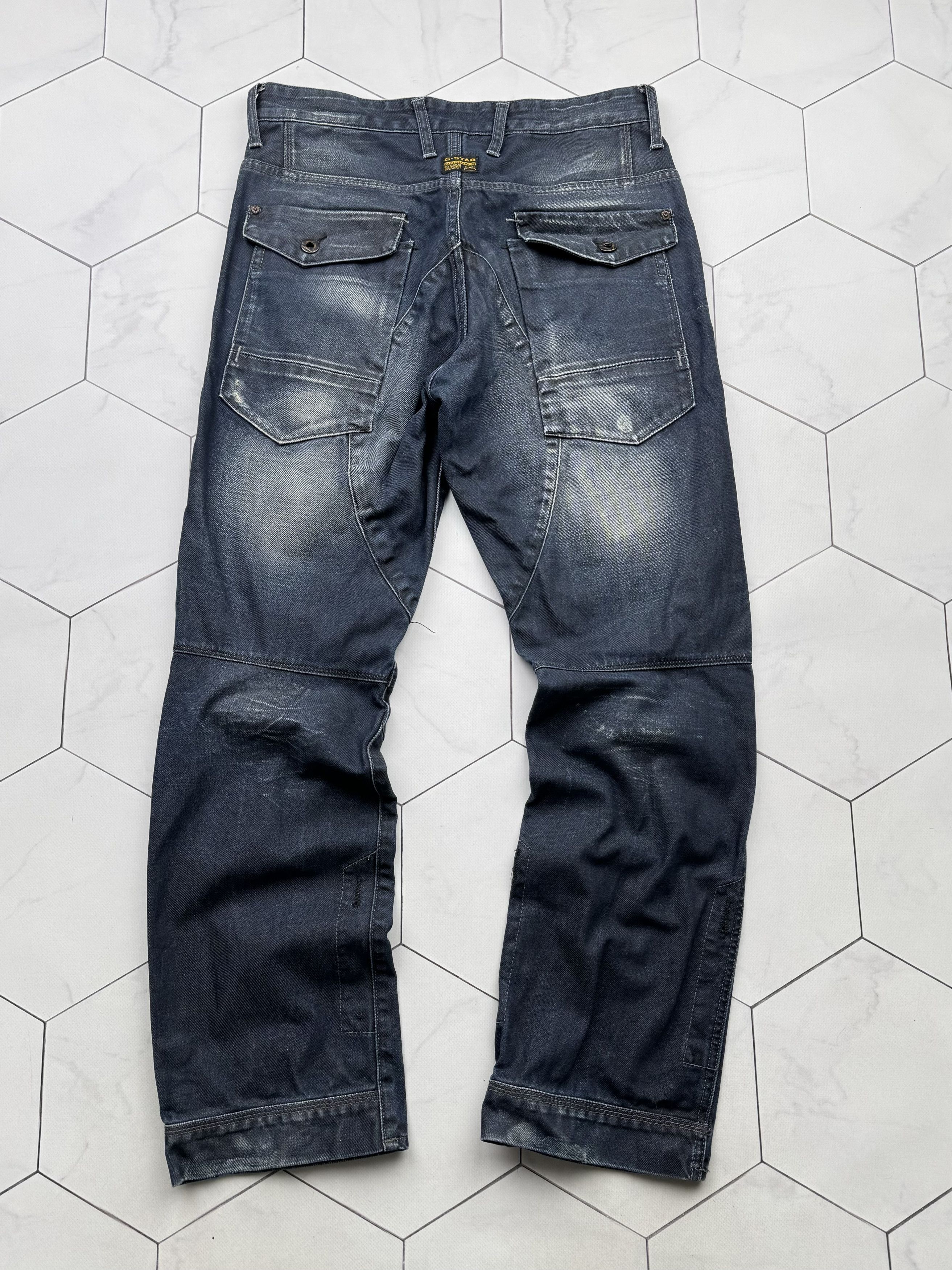 G-Star G Star Raw General 5620 Tapered Extract Embro Jeans (B291) Size US 30 / EU 46 - 7 Thumbnail