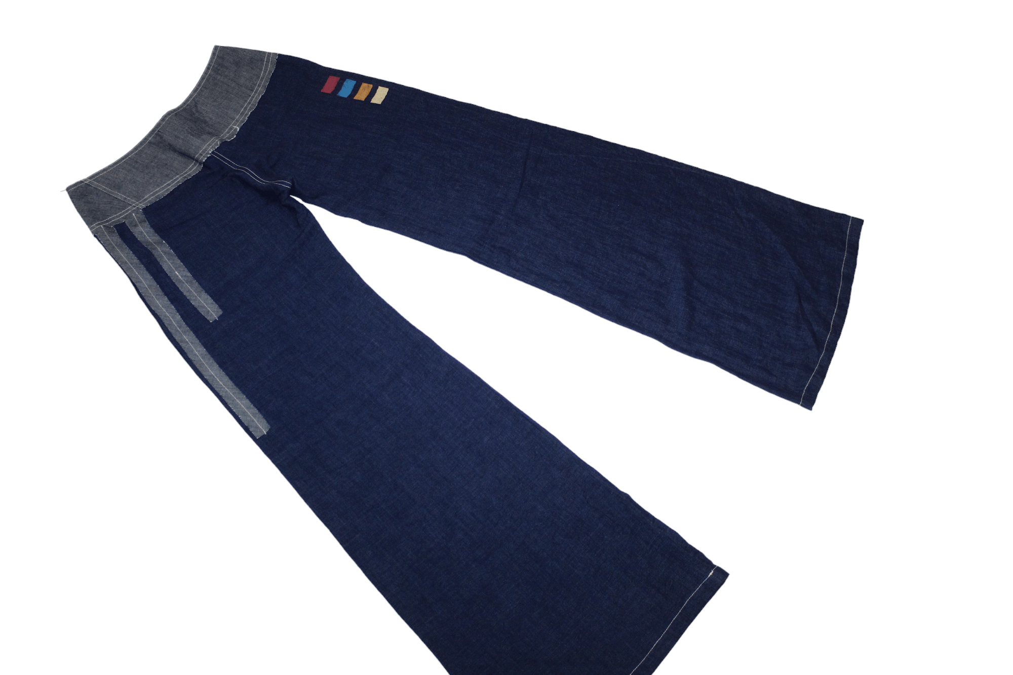 Beauty Beast OHDD Marco Fantini Wide-Leg Flared Linen-Viscose Pants Size 28" / US 6 / IT 42 - 8 Thumbnail