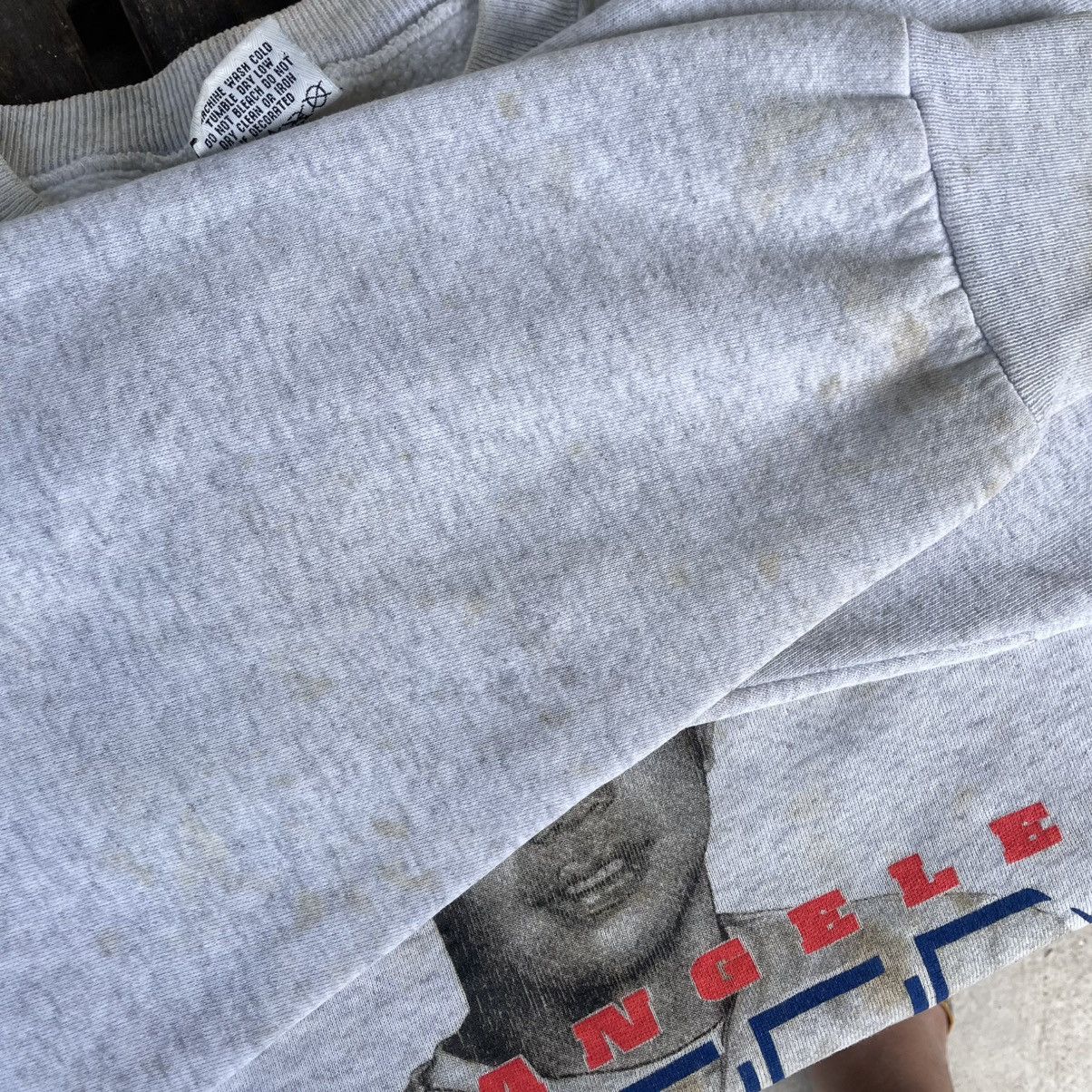 Nutmeg 🔥Vintage 1995 LA Dodgers Hideo Nomo Baseball Sweatshirts Size US XL / EU 56 / 4 - 12 Thumbnail