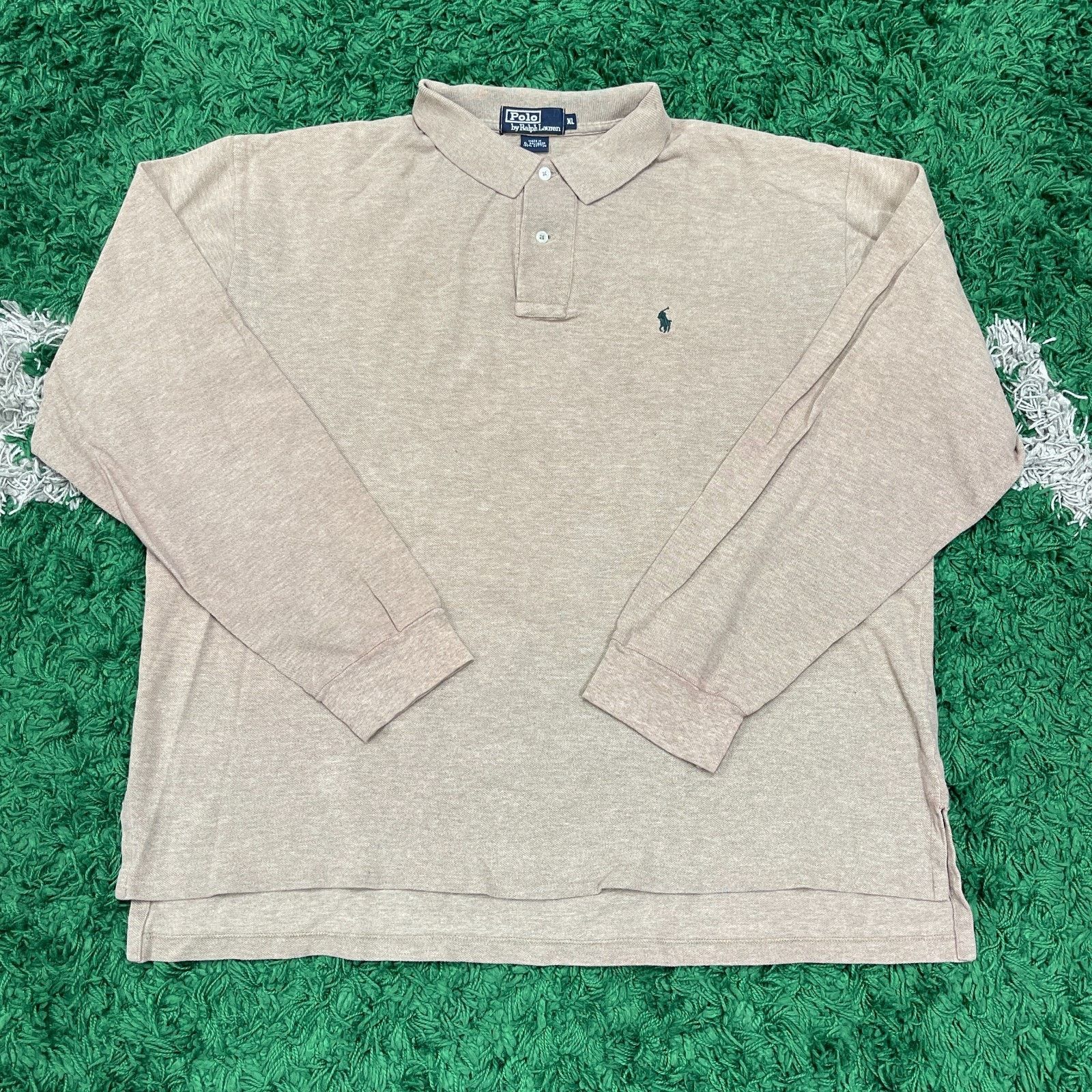 Polo Ralph Lauren Polo Ralph Lauren Long Sleeve Polo Shirt Size XL B11 Size US XL / EU 56 / 4 - 1 Thumbnail