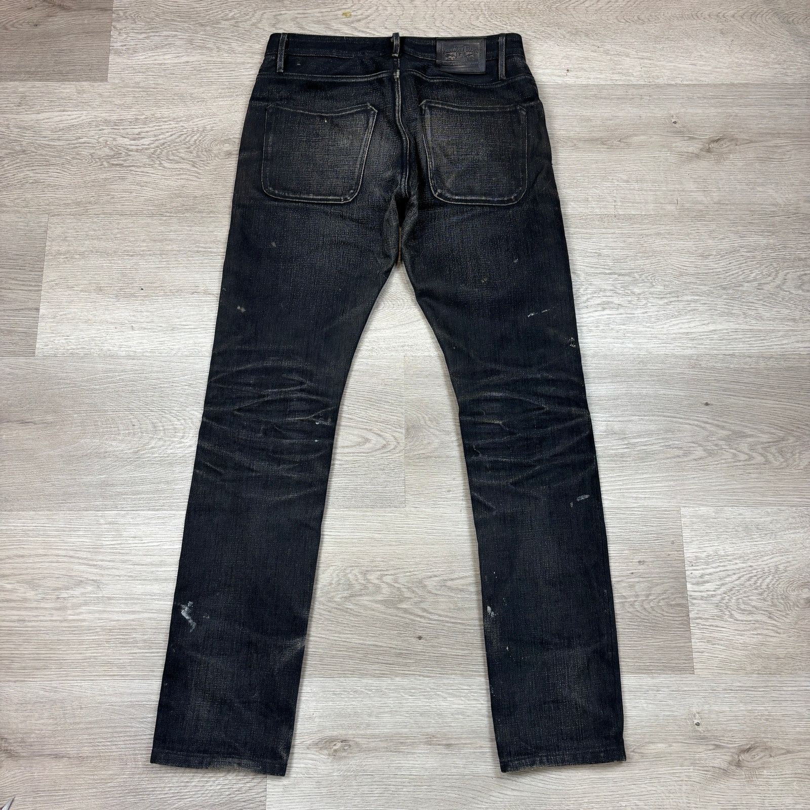 Freenote Cloth Freenote Cloth Avila Slim Fit Selvedge Denim Jeans 31x33.5 Size US 31 - 3 Thumbnail