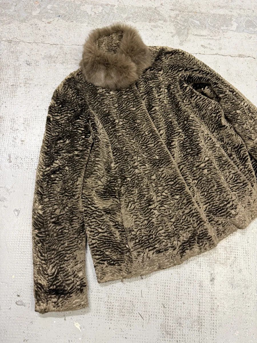 Emporio Armani AW2012 Emporio Armani Beige Fur Collar Jacket Size S / US 4 / IT 40 - 8 Thumbnail