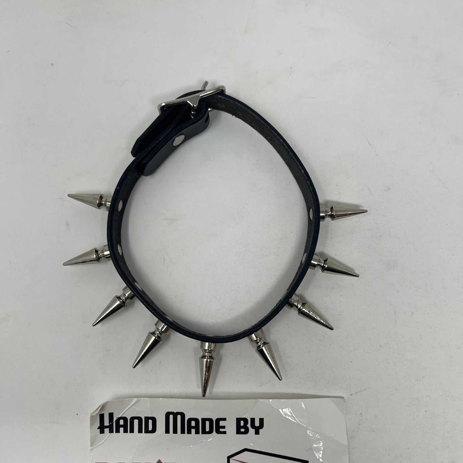Seditionaries Dominion leather studded hand made punk choker Size ONE SIZE - 2 Thumbnail