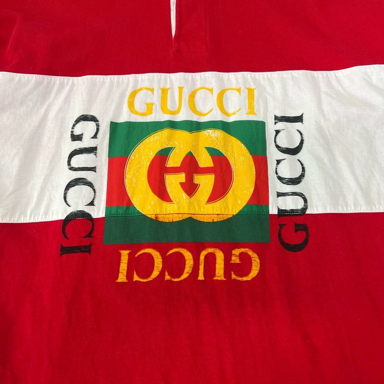 Gucci Gucci Square double G long-sleeved polo shirt 2502-Nextarro Size US XL / EU 56 / 4 - 6 Thumbnail