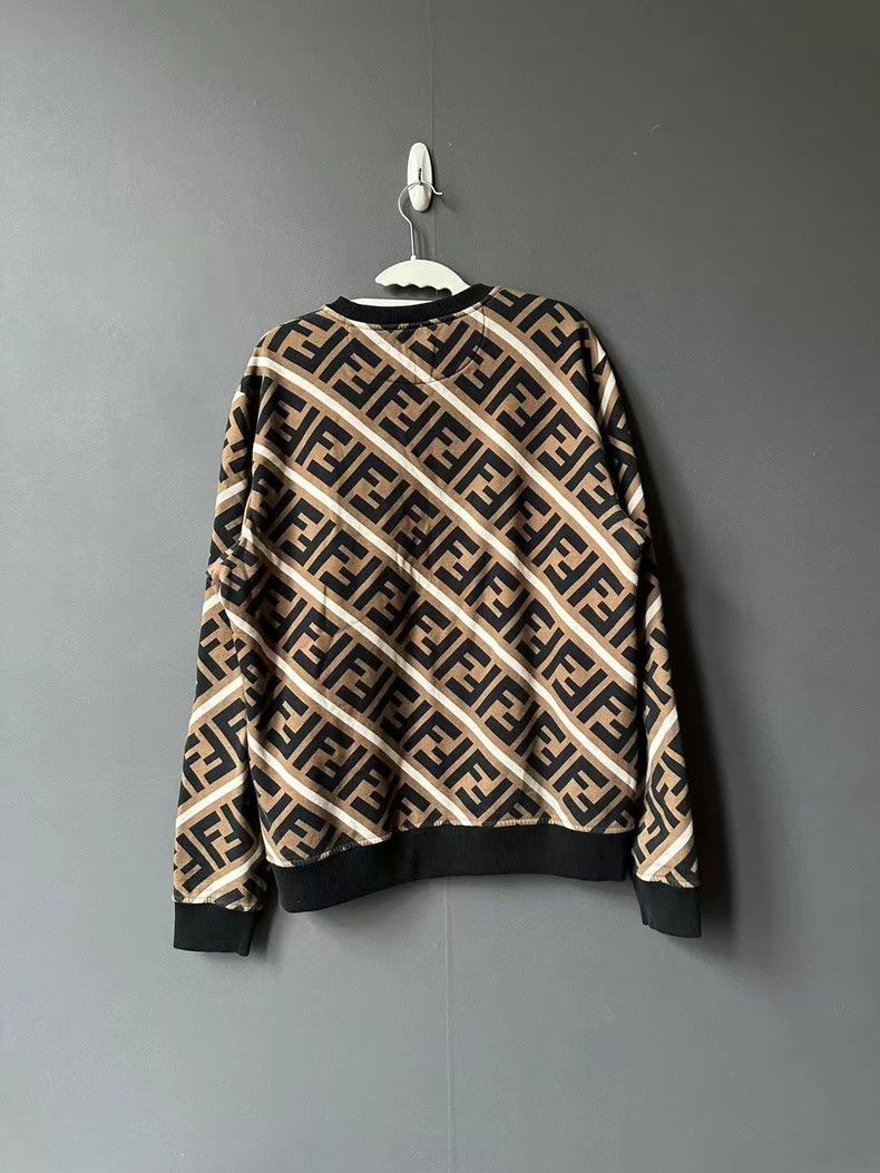 Fendi Fendi Full-print sweatshirt Size US XL / EU 56 / 4 - 2 Thumbnail