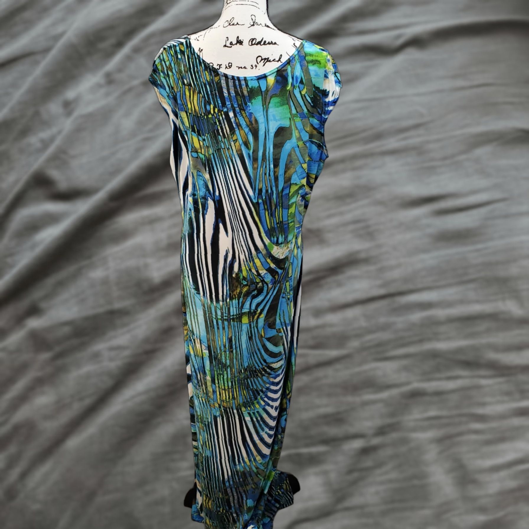 designer dress material Teal Pure Cotton Showcasing Floral Thread Embr and elegant pattern detailing Easy Pepperoncini Ranch Dip Neck:19.5 OrigURL:clothes-mentor-jonesboro-ga.myshopify.com/products/dress-casual-maxi-by-ann-taylor-in-blue-size-16-259-259416-10197