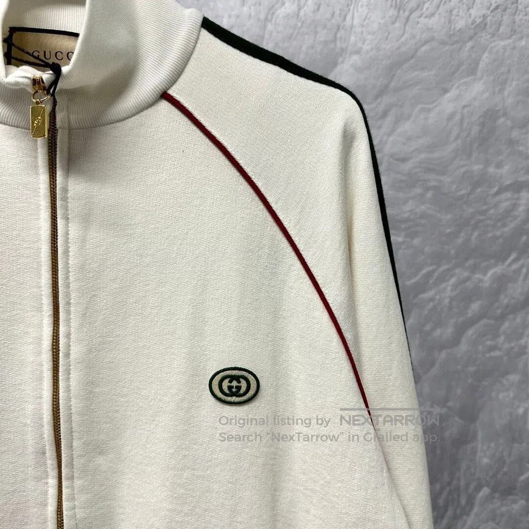 Gucci gucci white red green sports jacket. Size S / US 4 / IT 40 - 4 Thumbnail