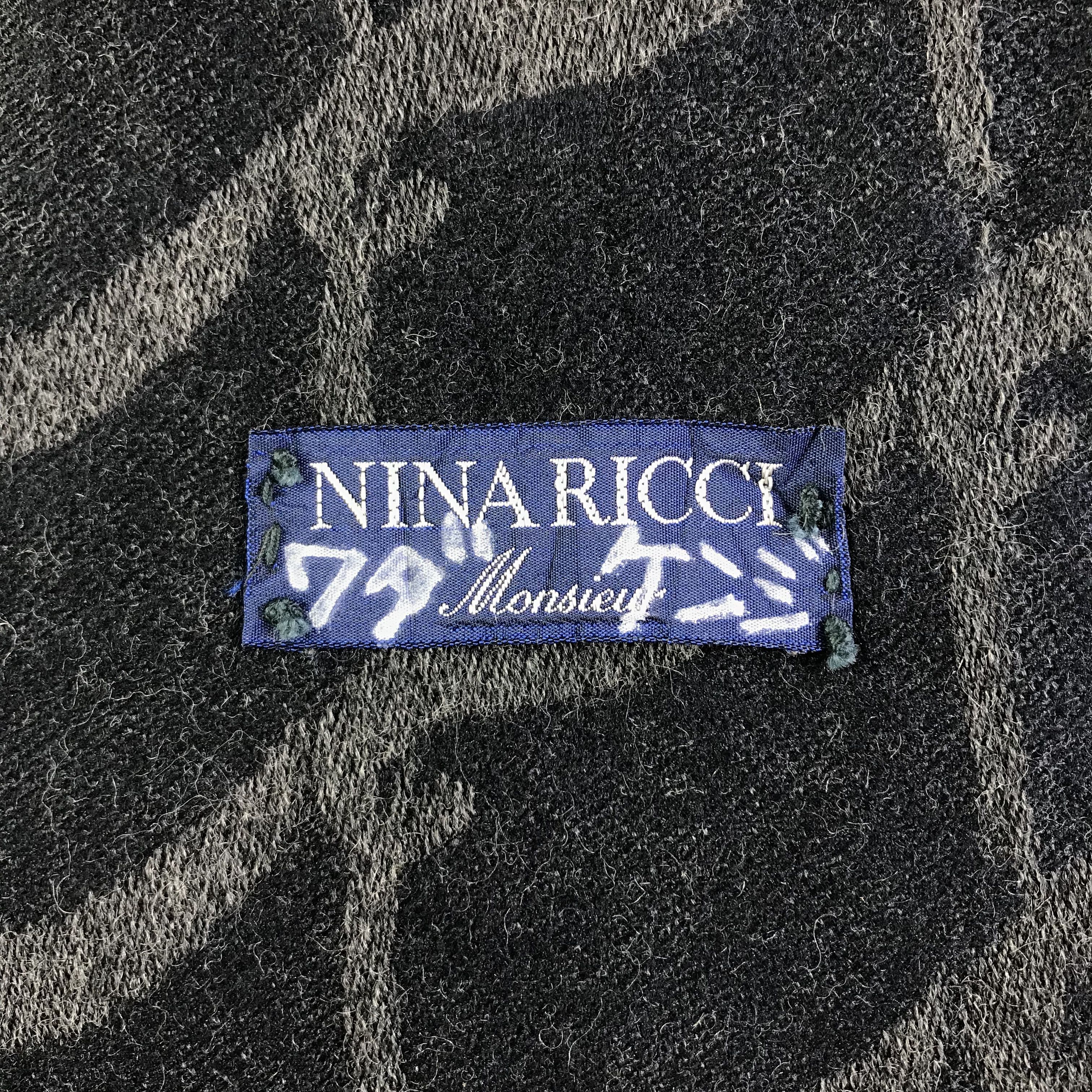 Nina Ricci × Vintage Nina Ricci Scarf / Muffler / Neckwear SS1475 Size ONE SIZE - 2 Thumbnail