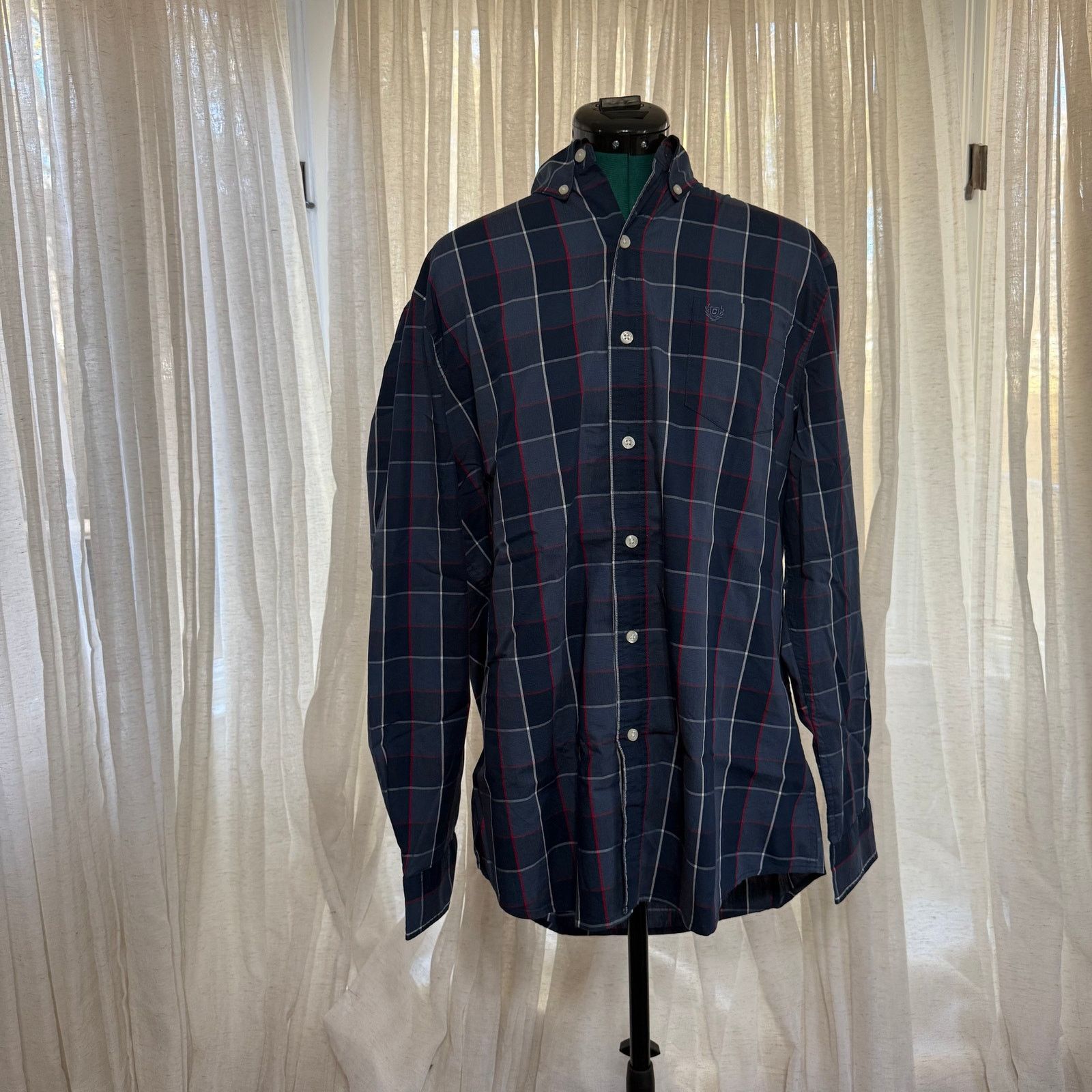 Chaps Chaps Stretch Plaid Button-Down Shirt | Sz L Size US L / EU 52-54 / 3 - 2 Thumbnail