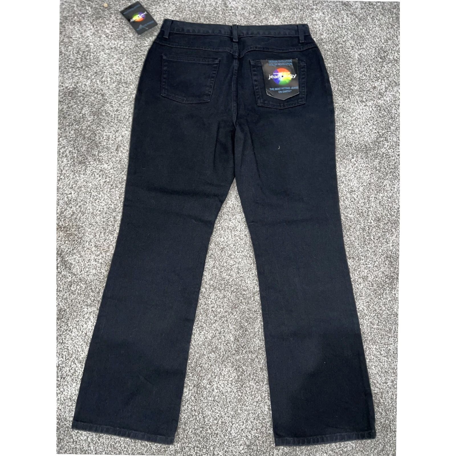 Vintage Jeanology Black Ankle Jeans Womens Size 14 Size 36" / US 14 / IT 50 - 4 Thumbnail