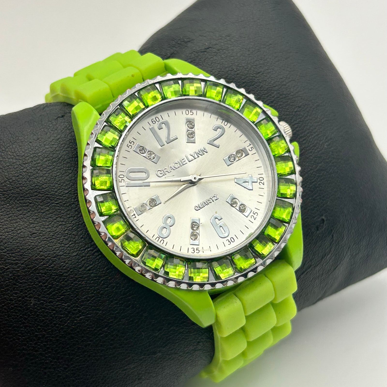 Other Gracie Lynn Green Silicon Band Women’s Fashion Watch Size ONE SIZE - 3 Thumbnail